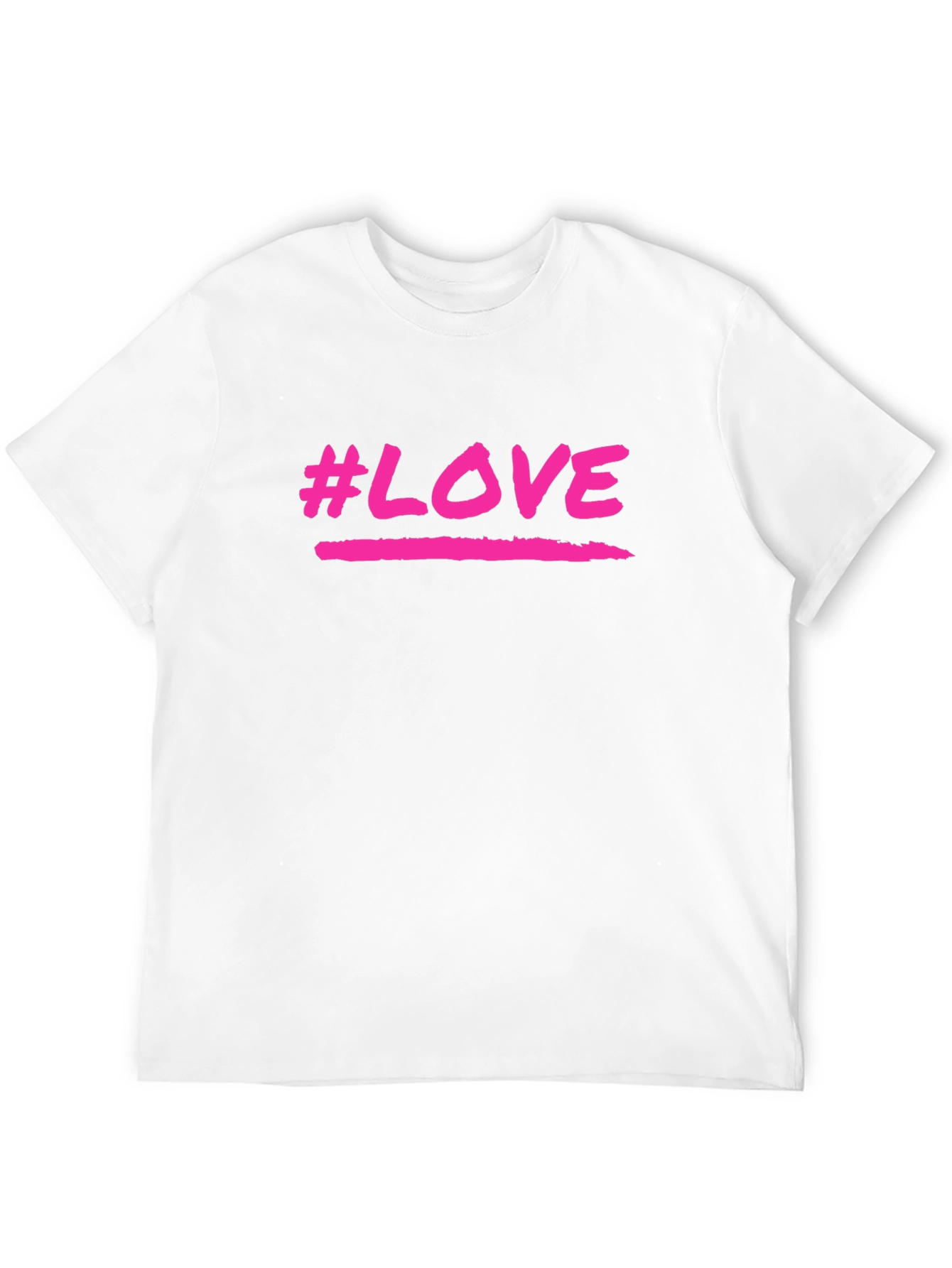 #LOVE Graphic Print Crew Neck T-Shirt