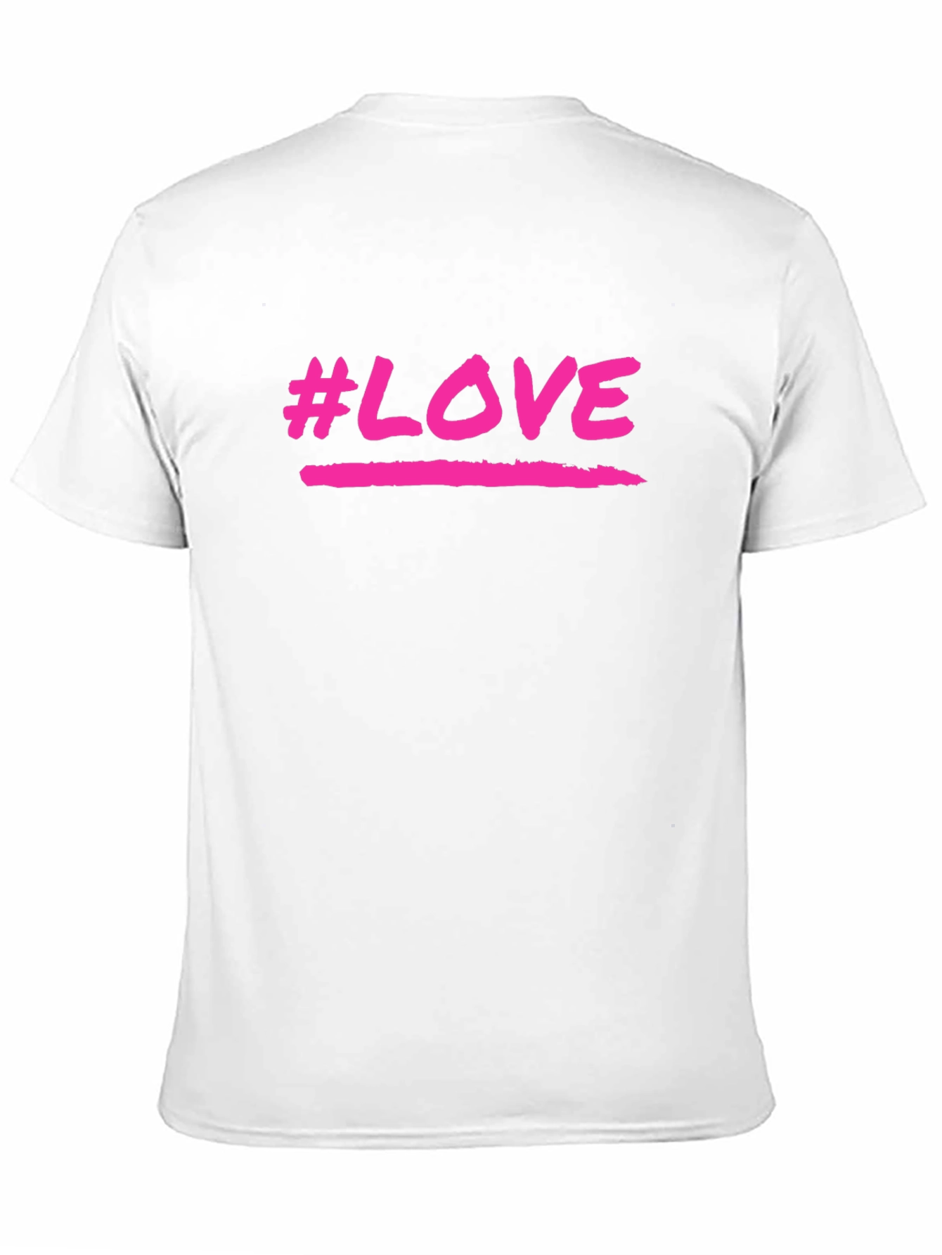 #LOVE Graphic Print Crew Neck T-Shirt