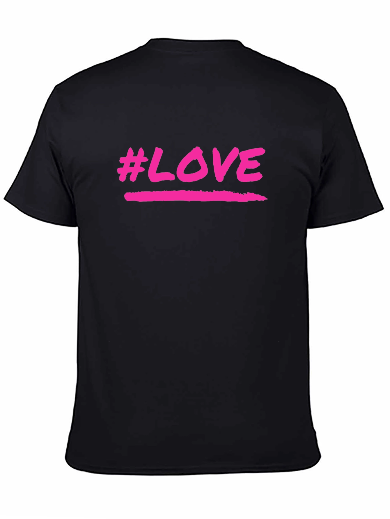 #LOVE Graphic Print Crew Neck T-Shirt