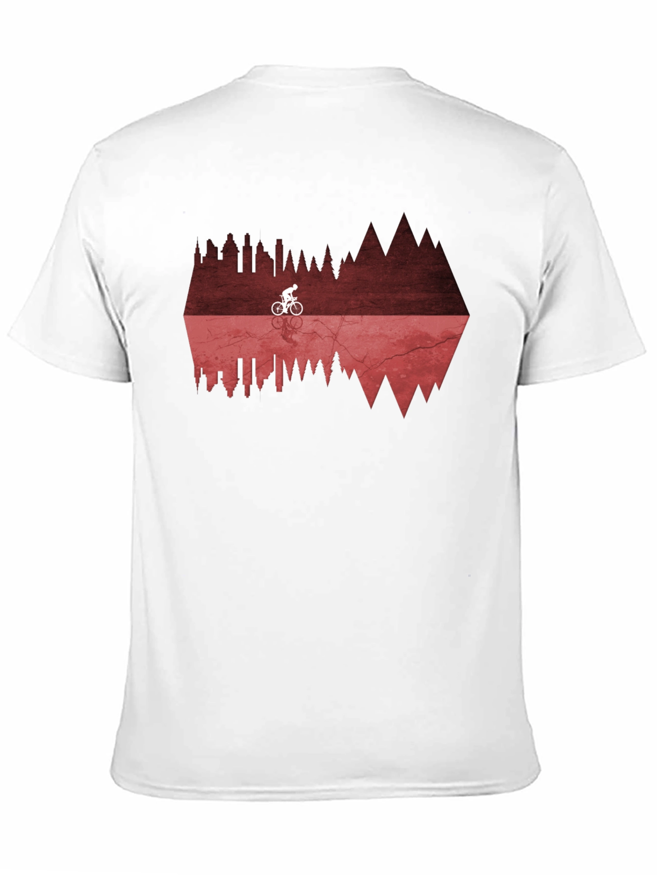 Bikers Reflection Graphic Tee - Black