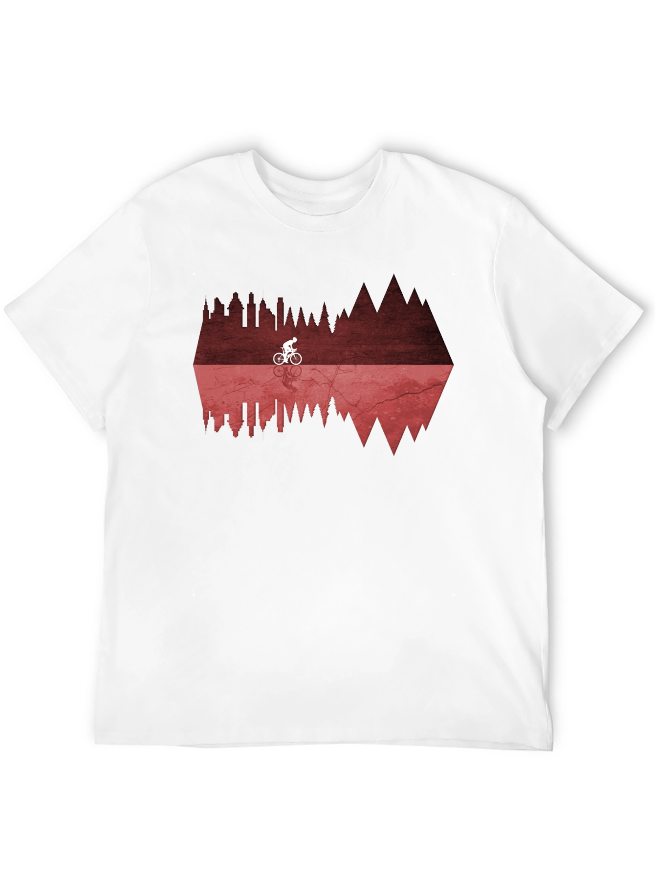 Bikers Reflection Graphic Tee - Black