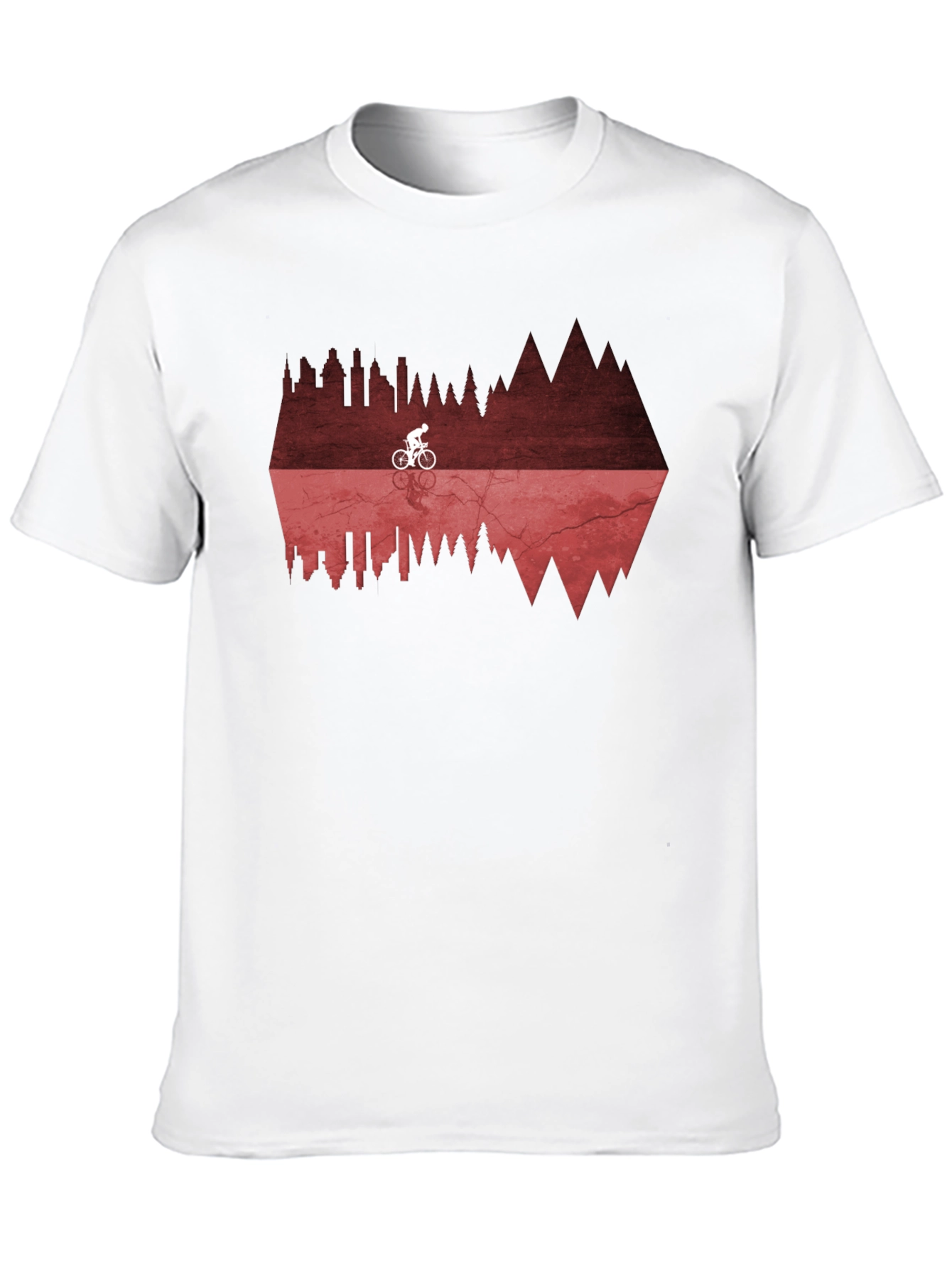 Bikers Reflection Graphic Tee - Black