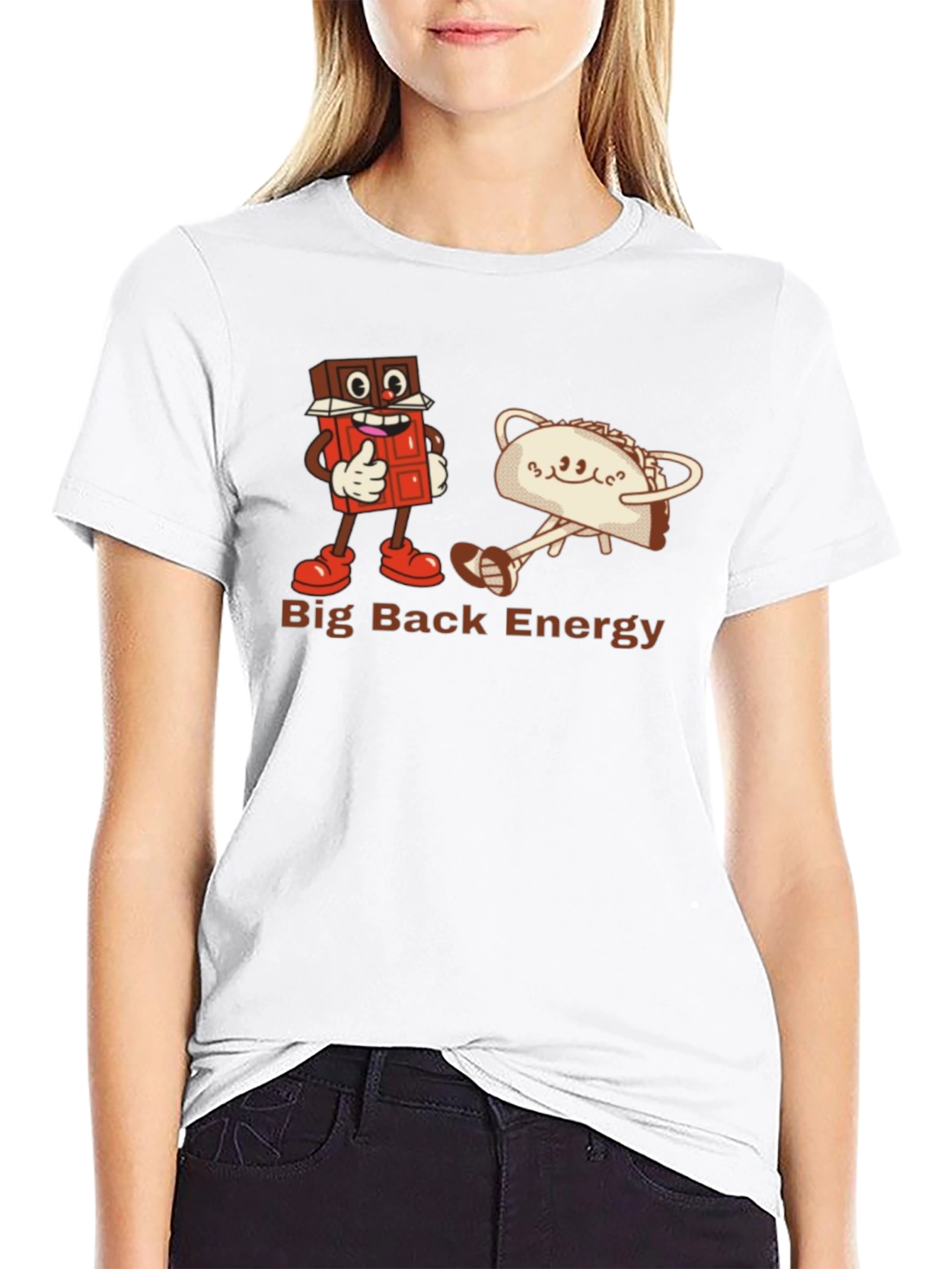 Big Back Energy Funny Graphic Tee