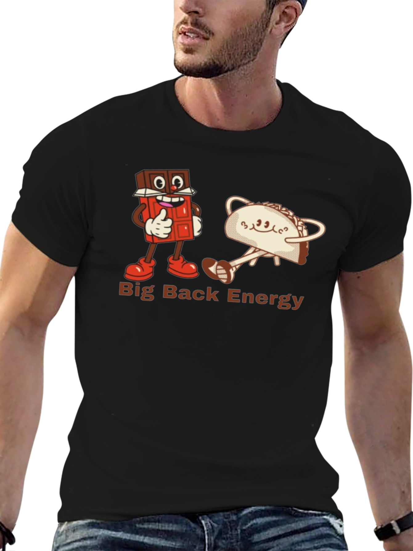 Big Back Energy Funny Graphic Tee