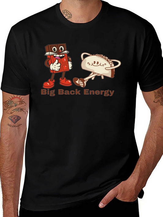 Big Back Energy Funny Graphic Tee