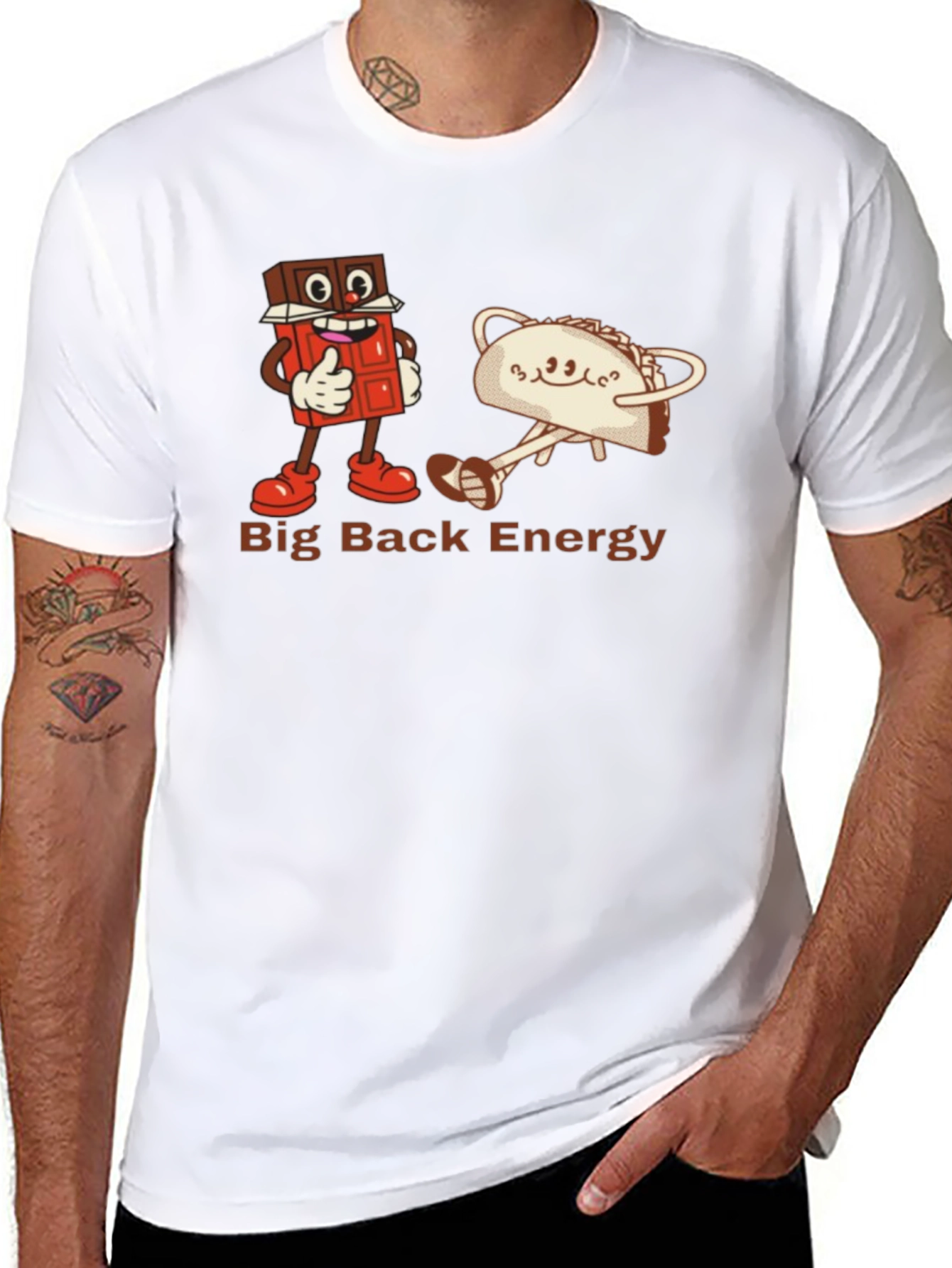 Big Back Energy Funny Graphic Tee