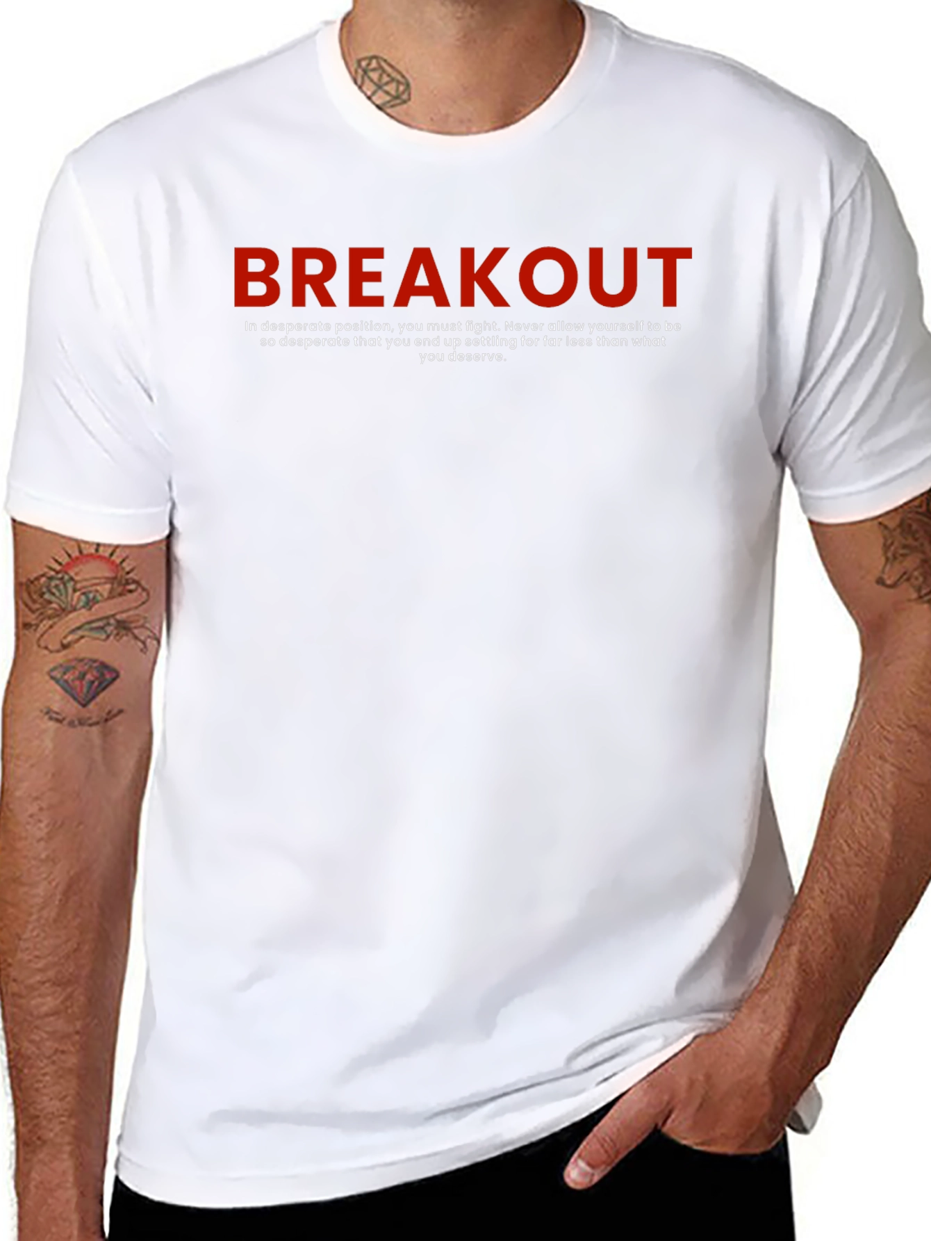 Motivational Breakout Graphic T-Shirt