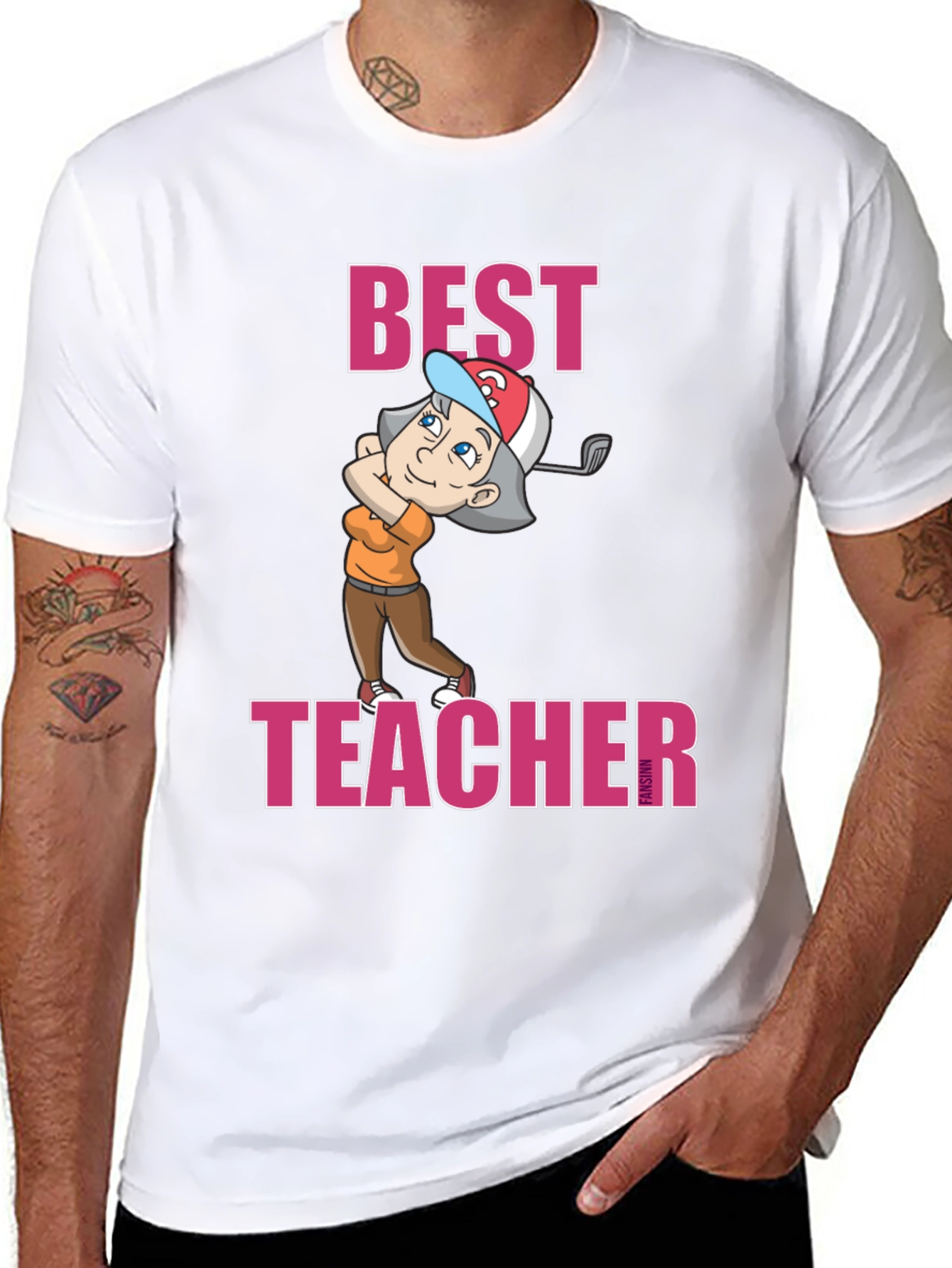 Best Teacher Golfing T-Shirt