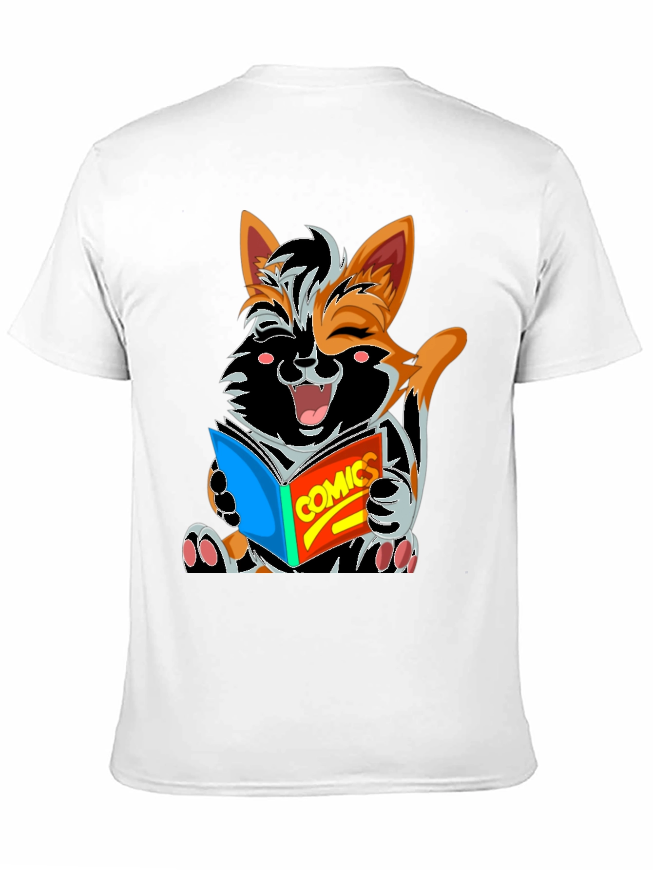 Funny Comic Book Fox T-Shirt