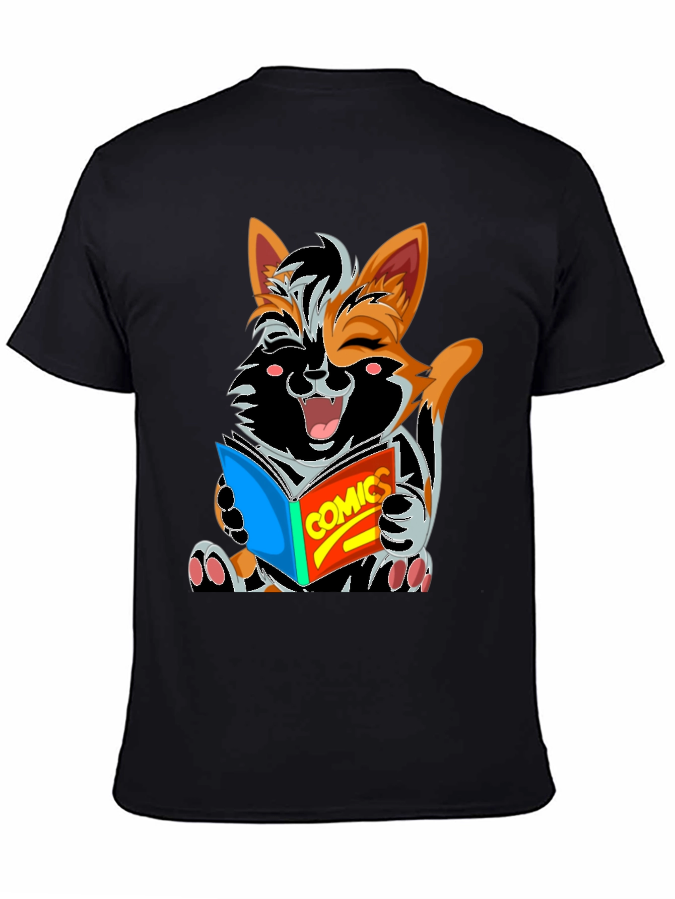 Funny Comic Book Fox T-Shirt