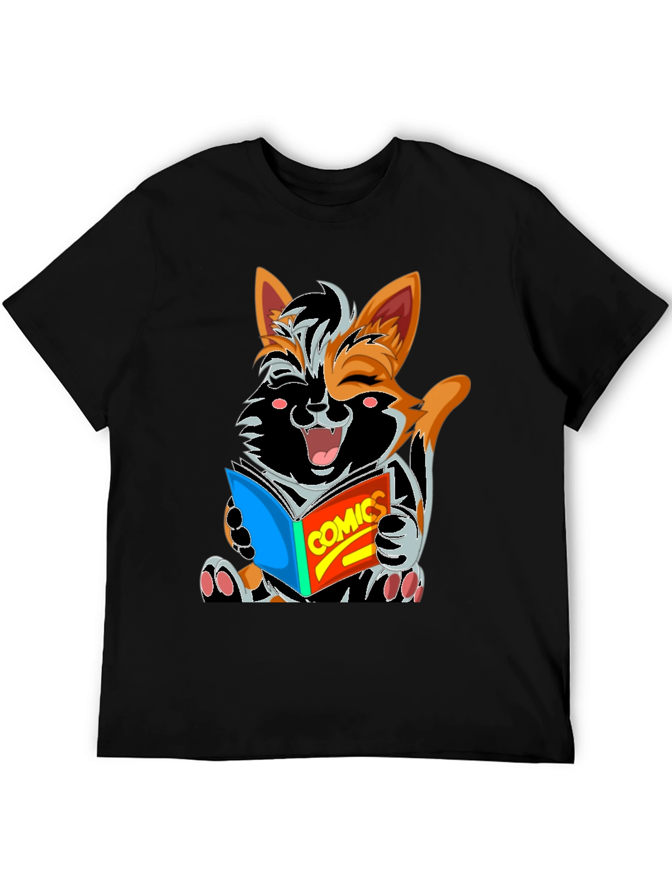 Funny Comic Book Fox T-Shirt