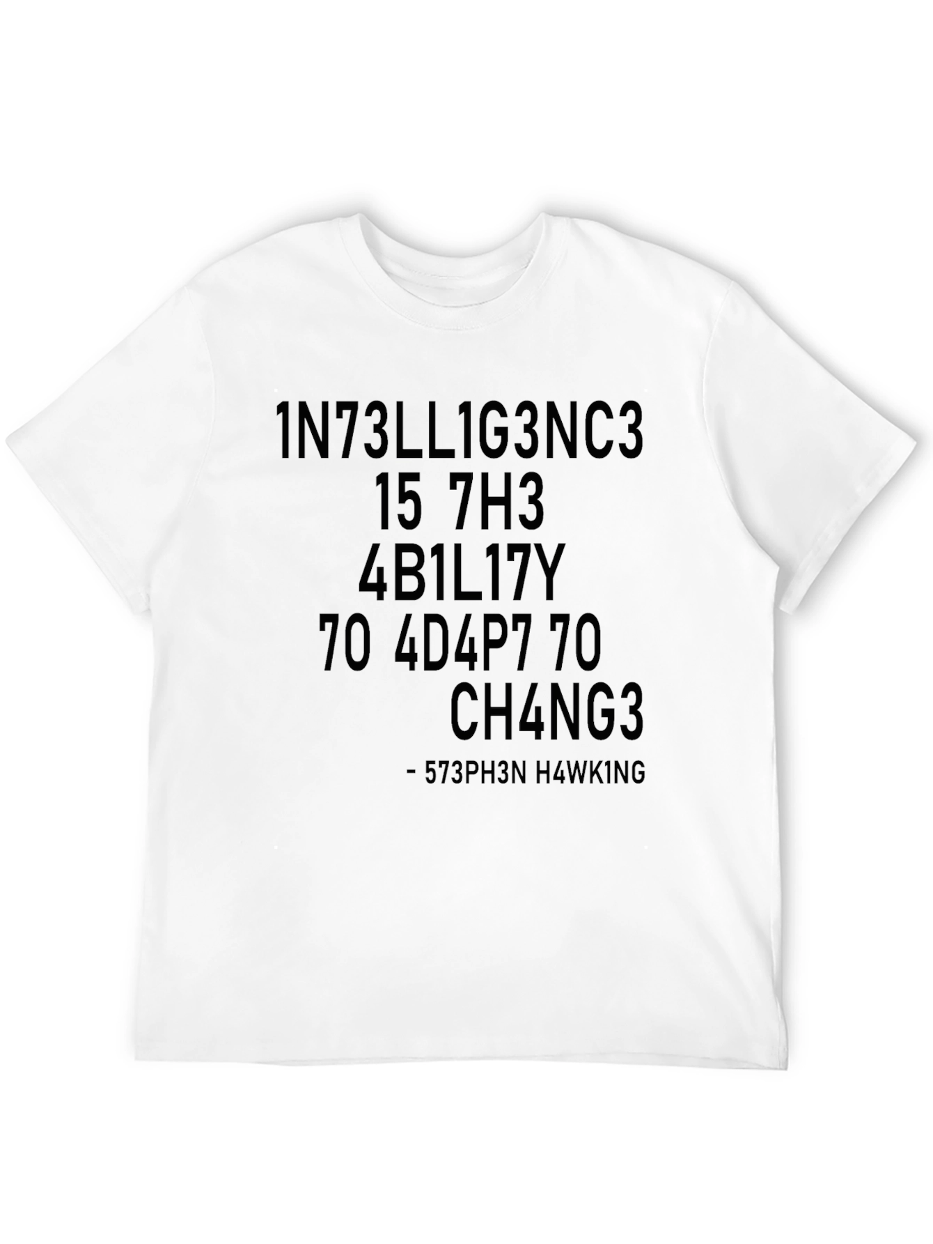 Intelligence Joke T-Shirt - Geeky Humor