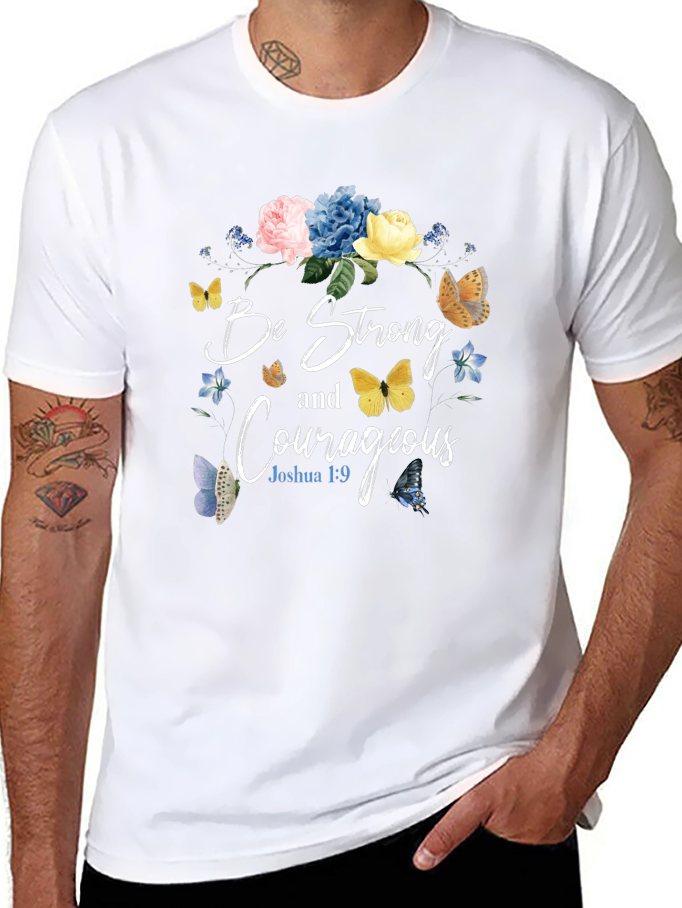 Be Strong & Courageous Graphic Tee