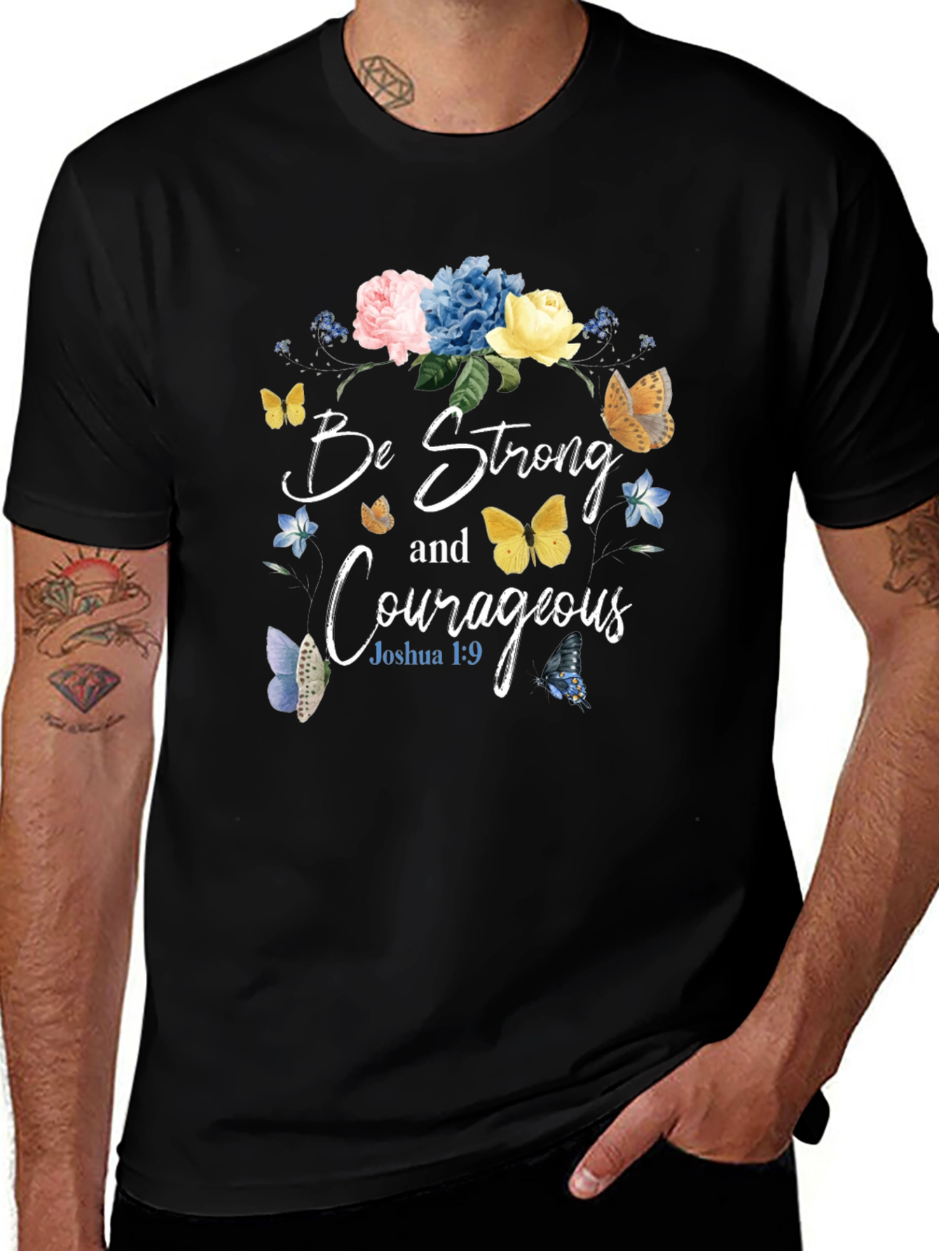 Be Strong & Courageous Graphic Tee