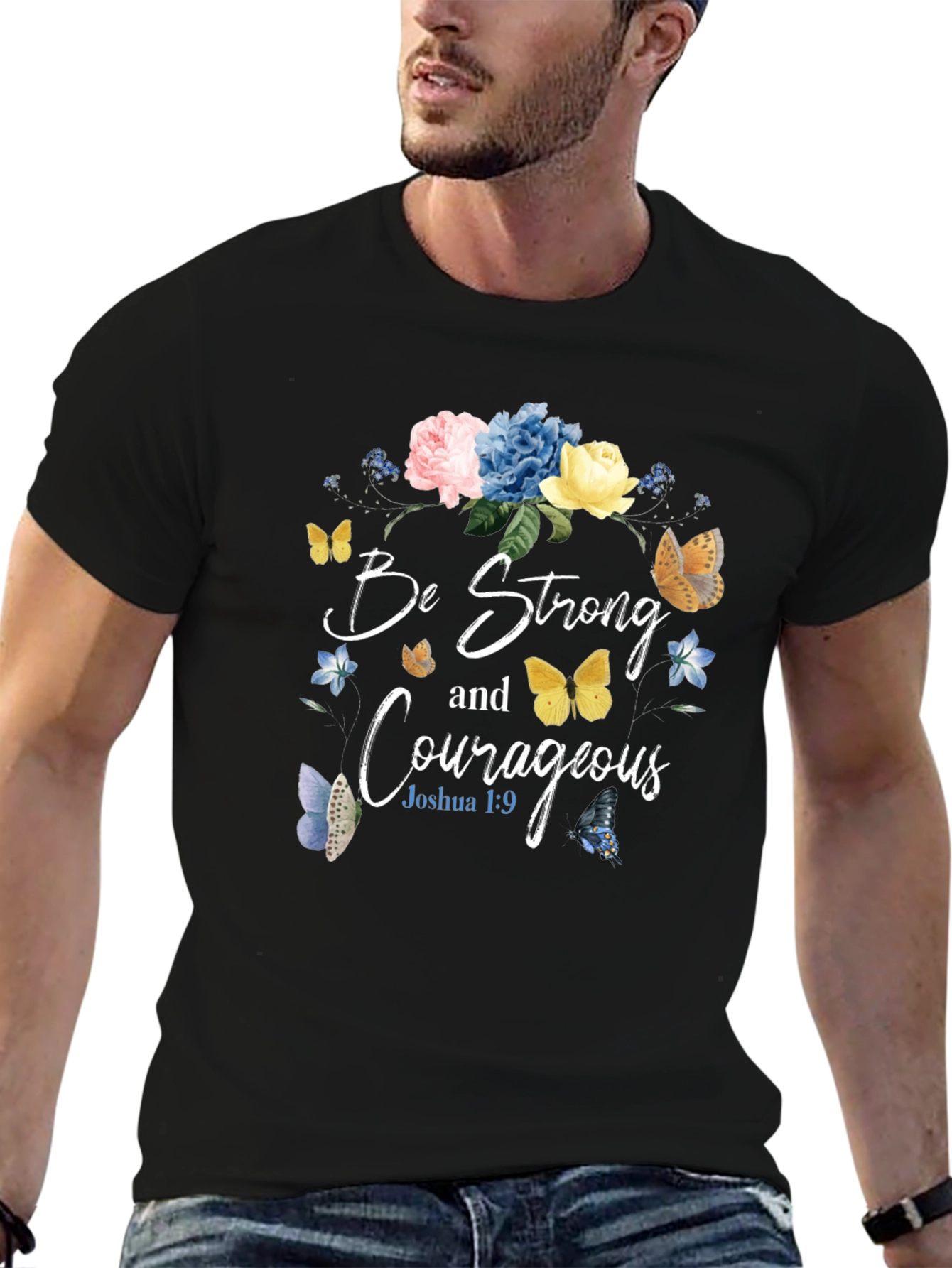 Be Strong & Courageous Graphic Tee