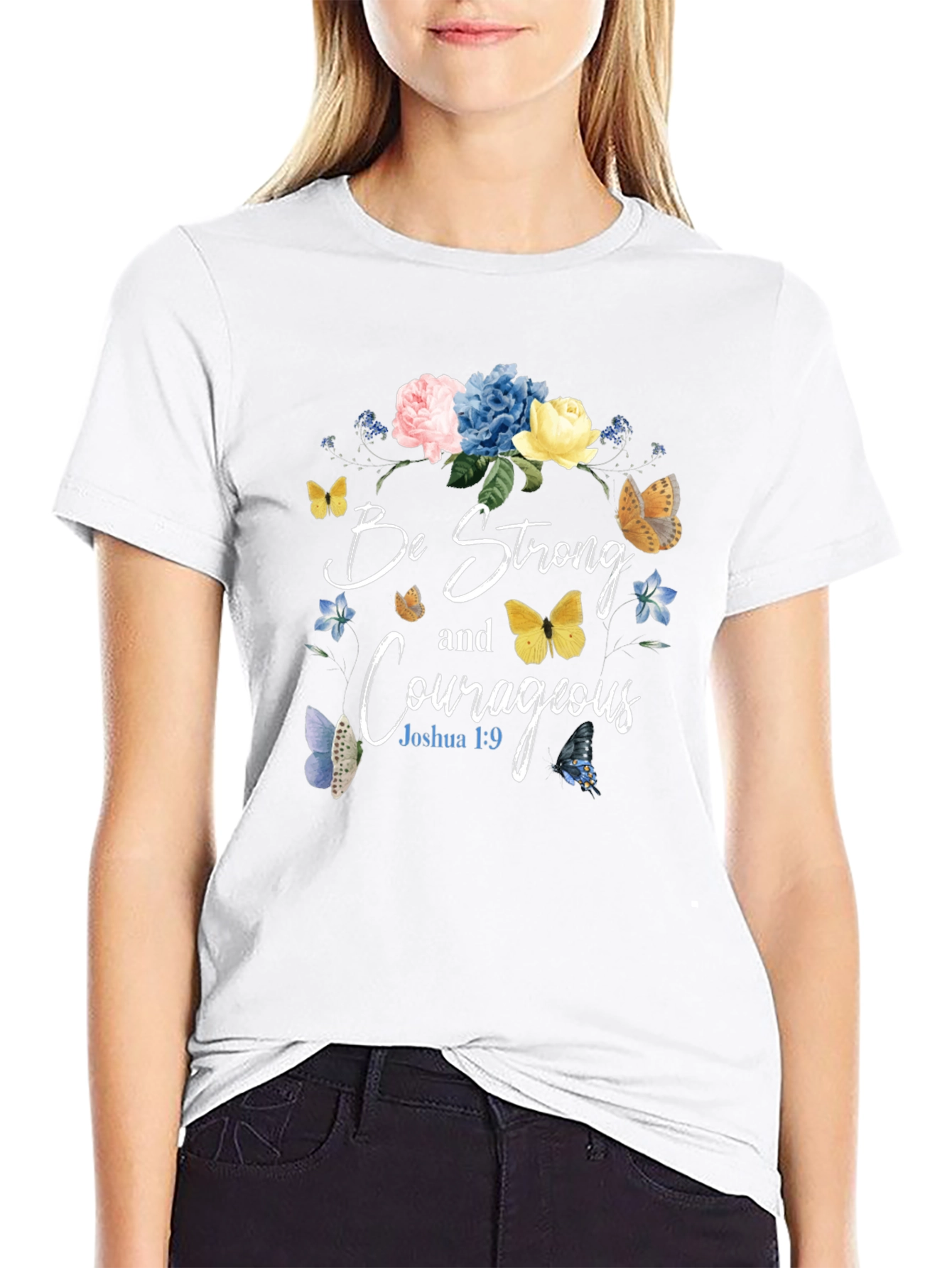 Be Strong & Courageous Graphic Tee