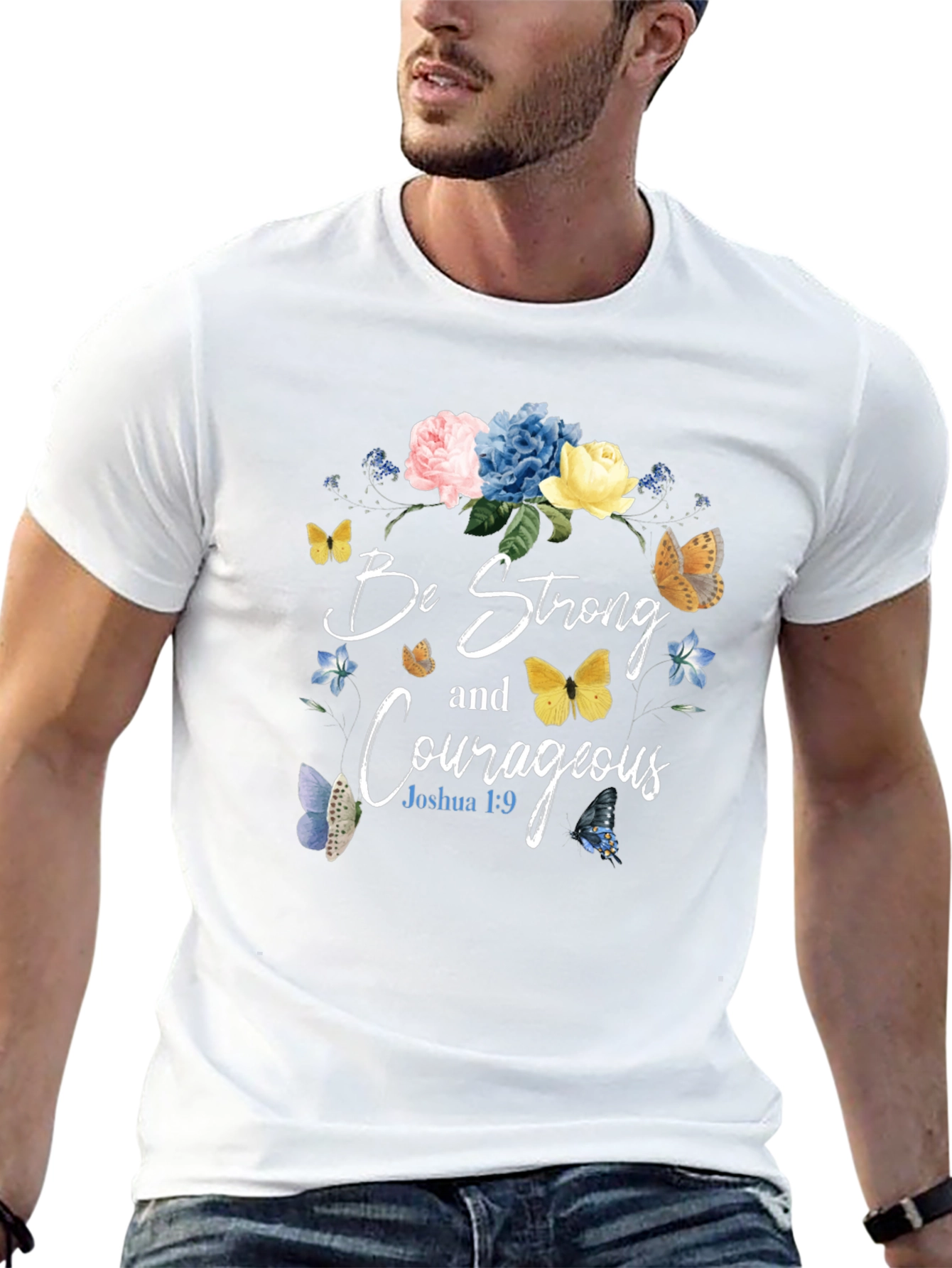 Be Strong & Courageous Graphic Tee