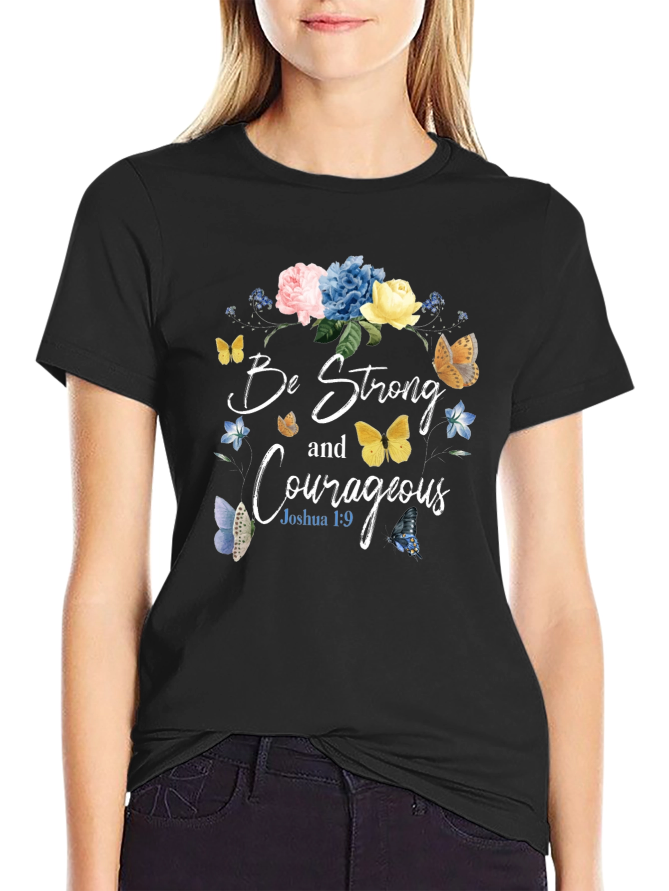 Be Strong & Courageous Graphic Tee