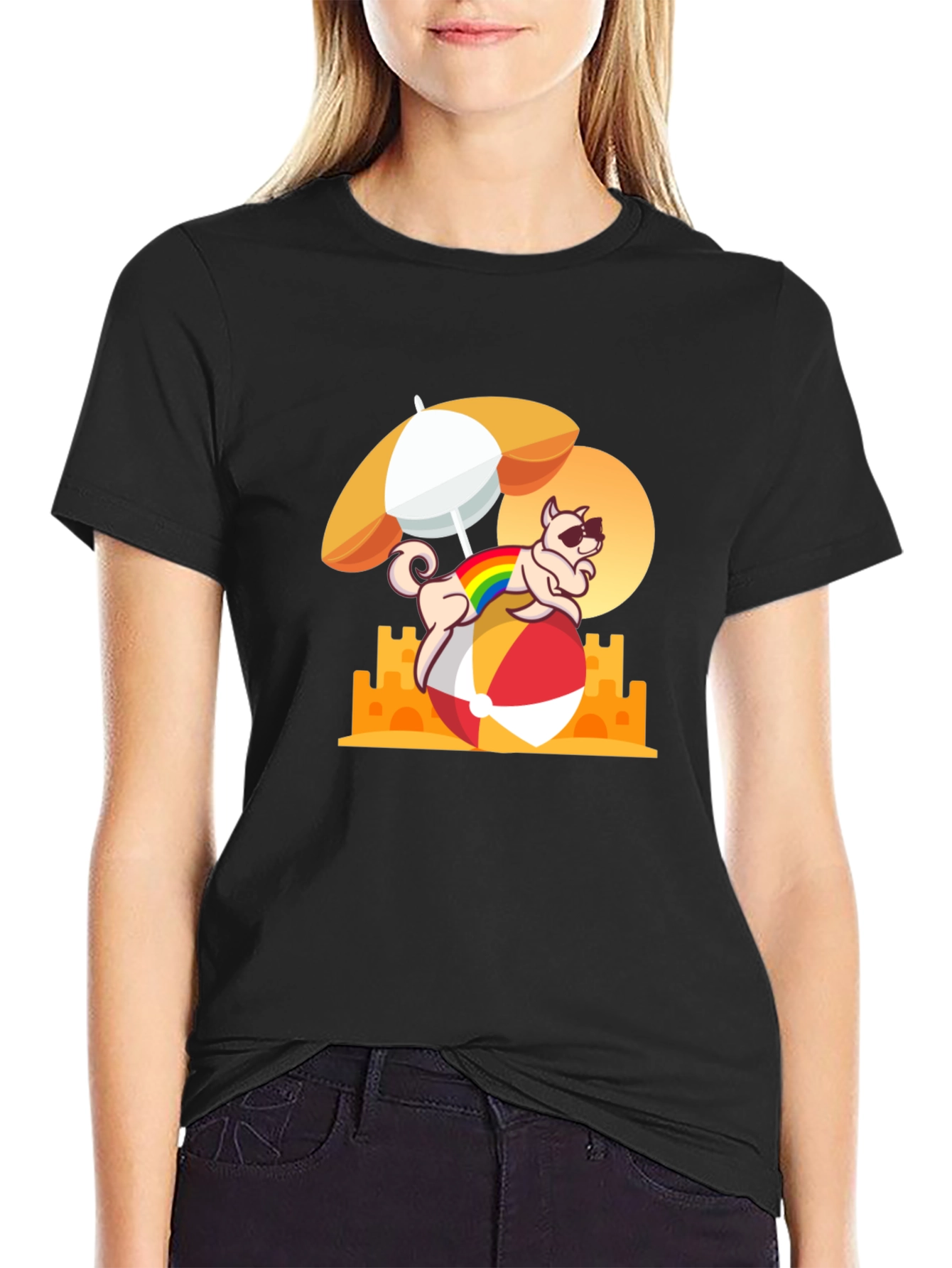Cool Dog Beach Vibes T-Shirt