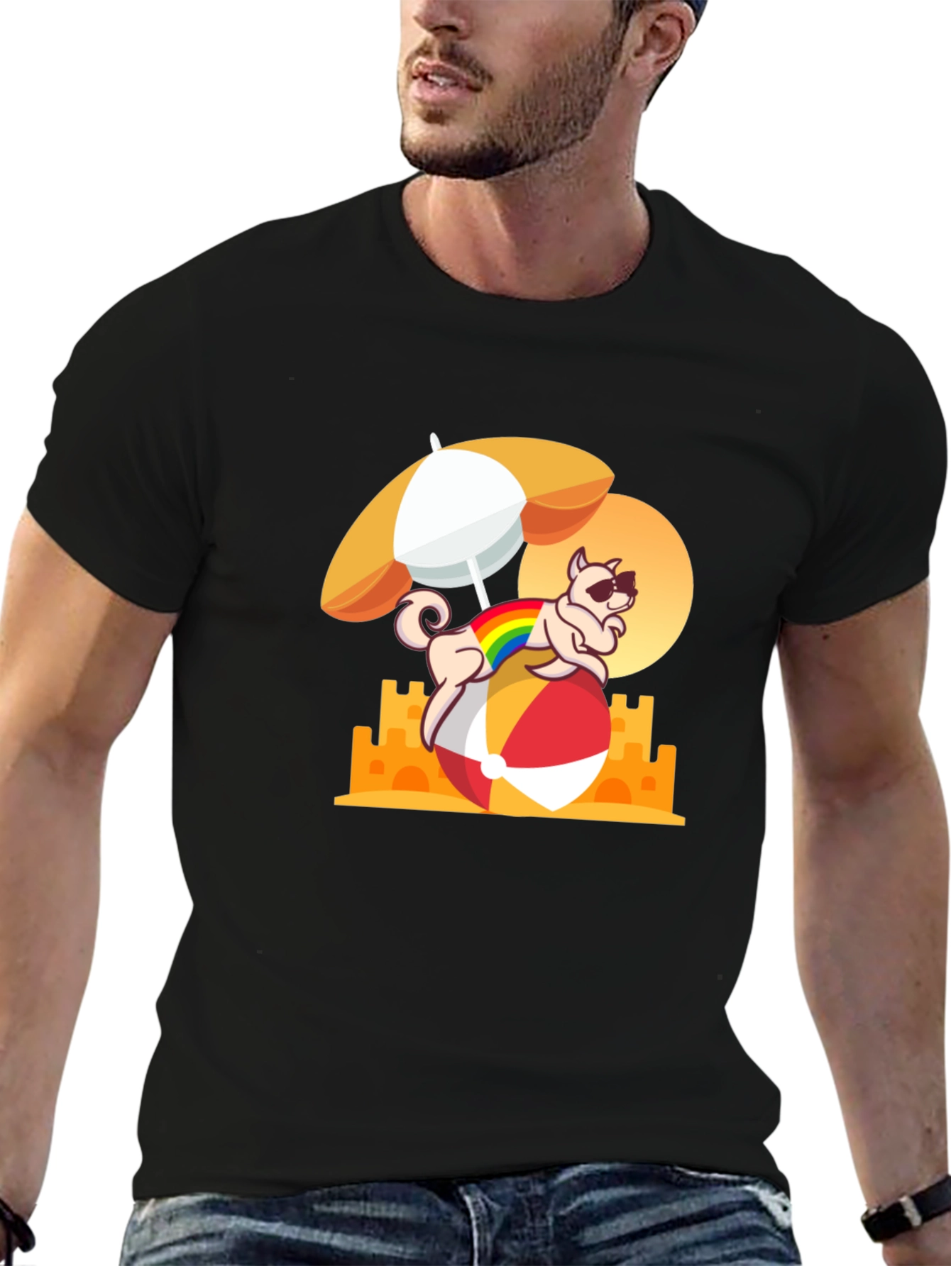 Cool Dog Beach Vibes T-Shirt