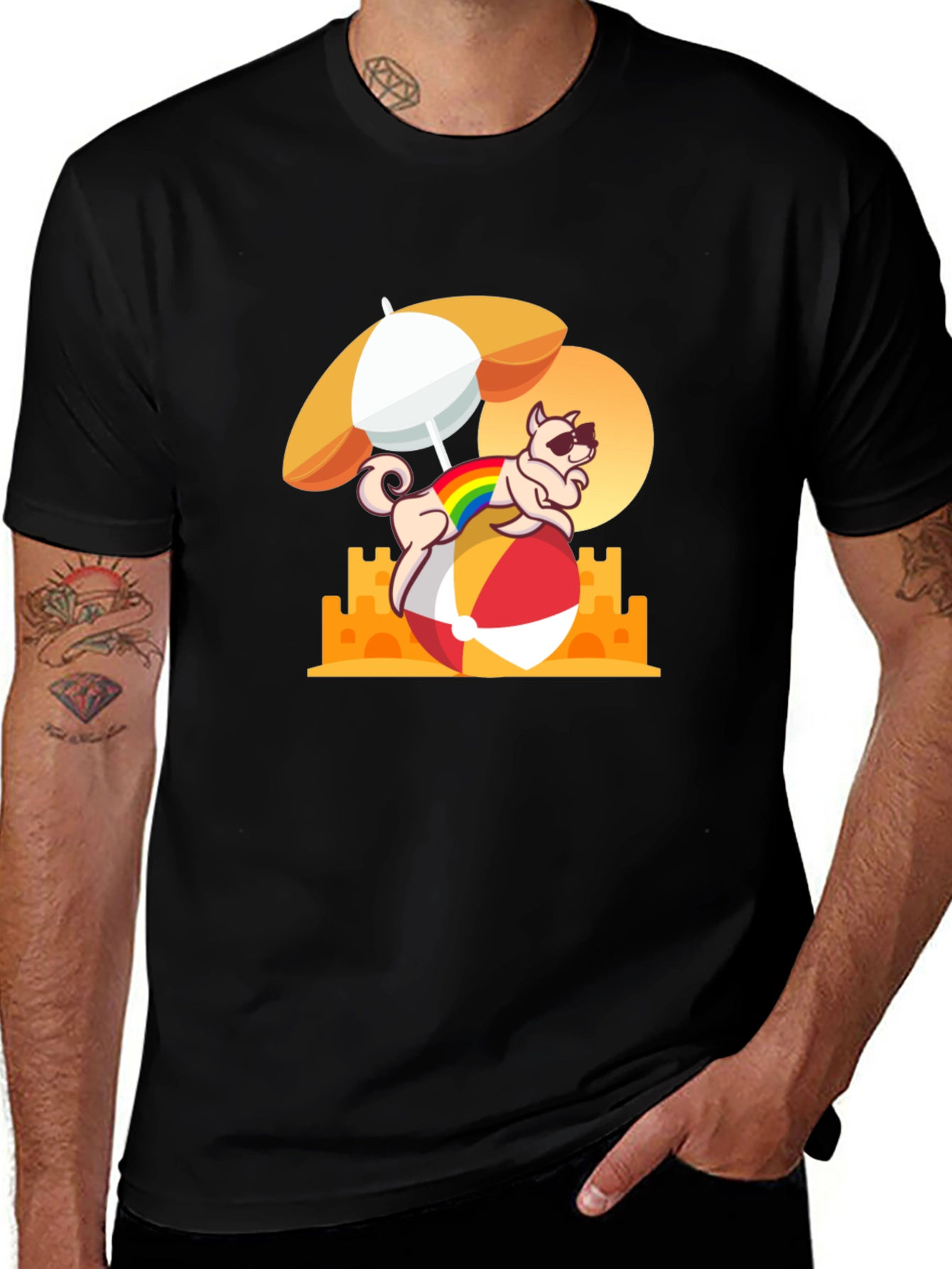 Cool Dog Beach Vibes T-Shirt