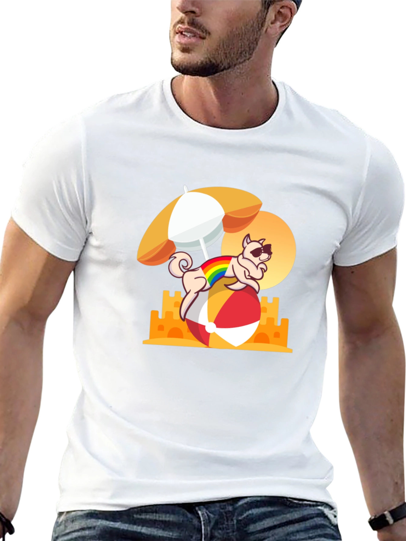 Cool Dog Beach Vibes T-Shirt