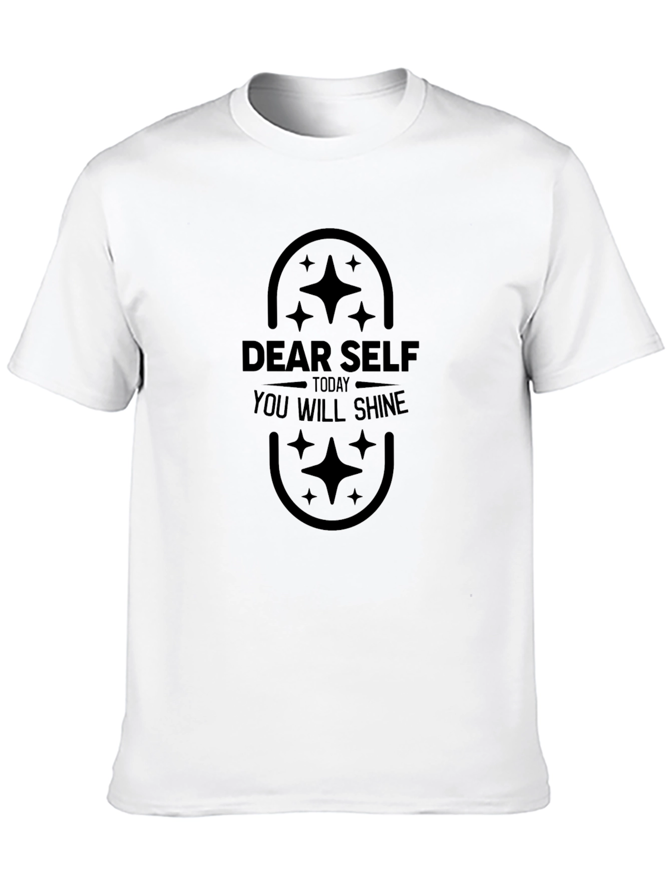 Dear Self Shine Graphic Tee - Black Unisex T-Shirt