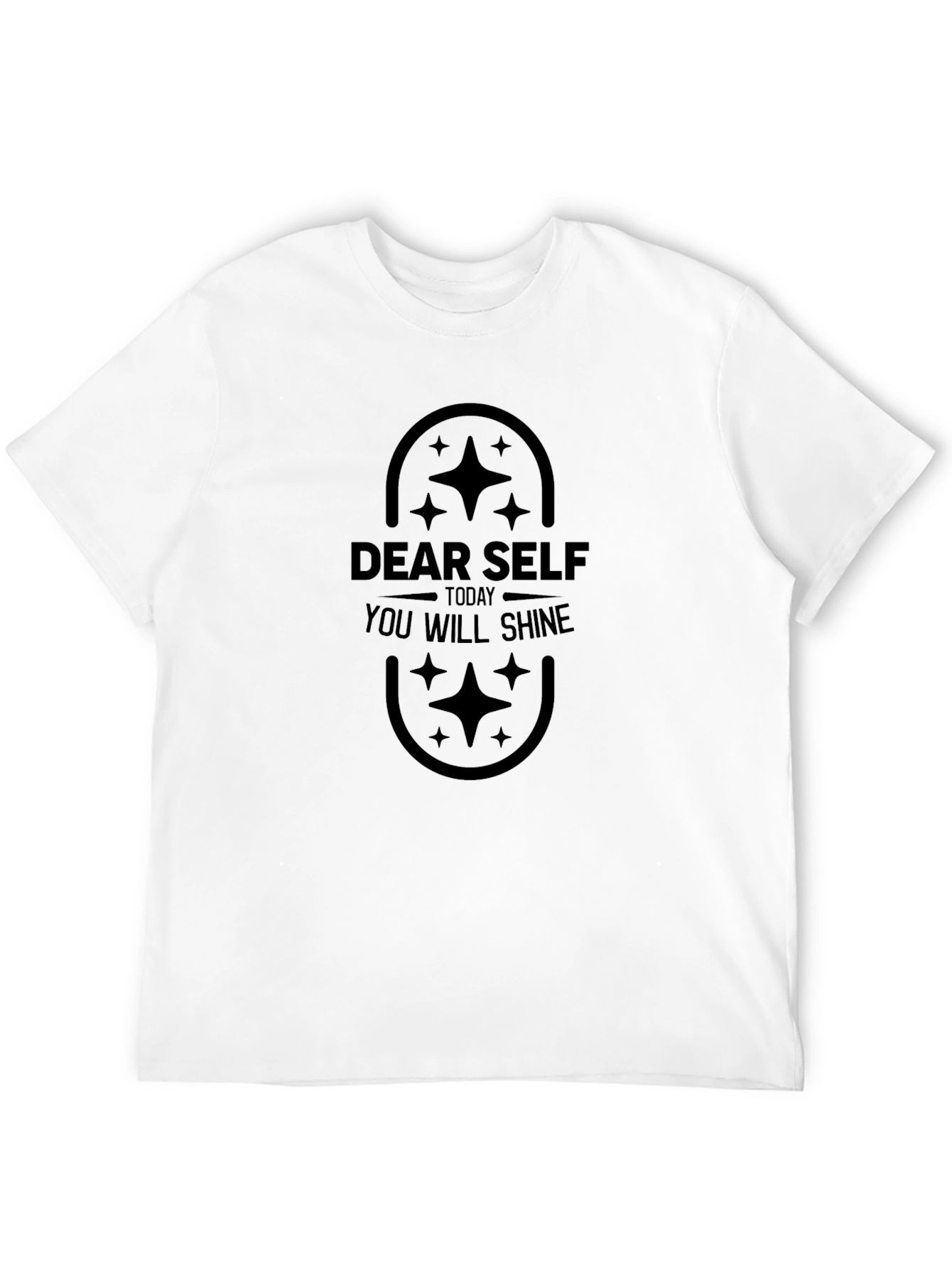 Dear Self Shine Graphic Tee - Black Unisex T-Shirt