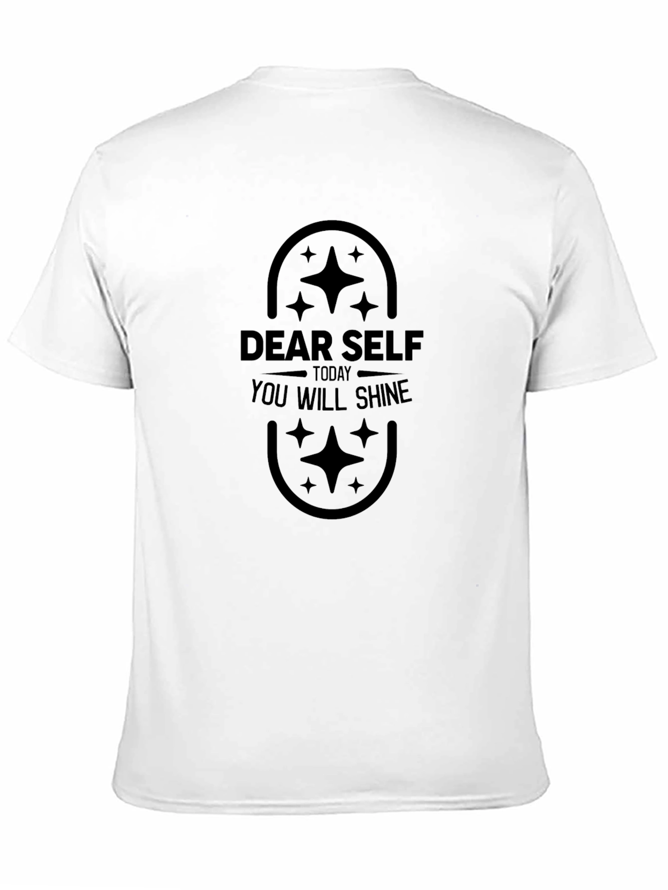 Dear Self Shine Graphic Tee - Black Unisex T-Shirt