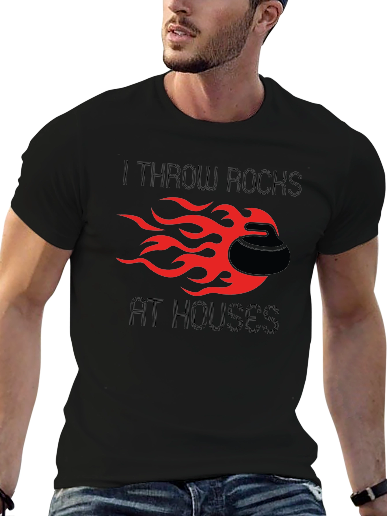 I Throw Rocks at Houses T-Shirt