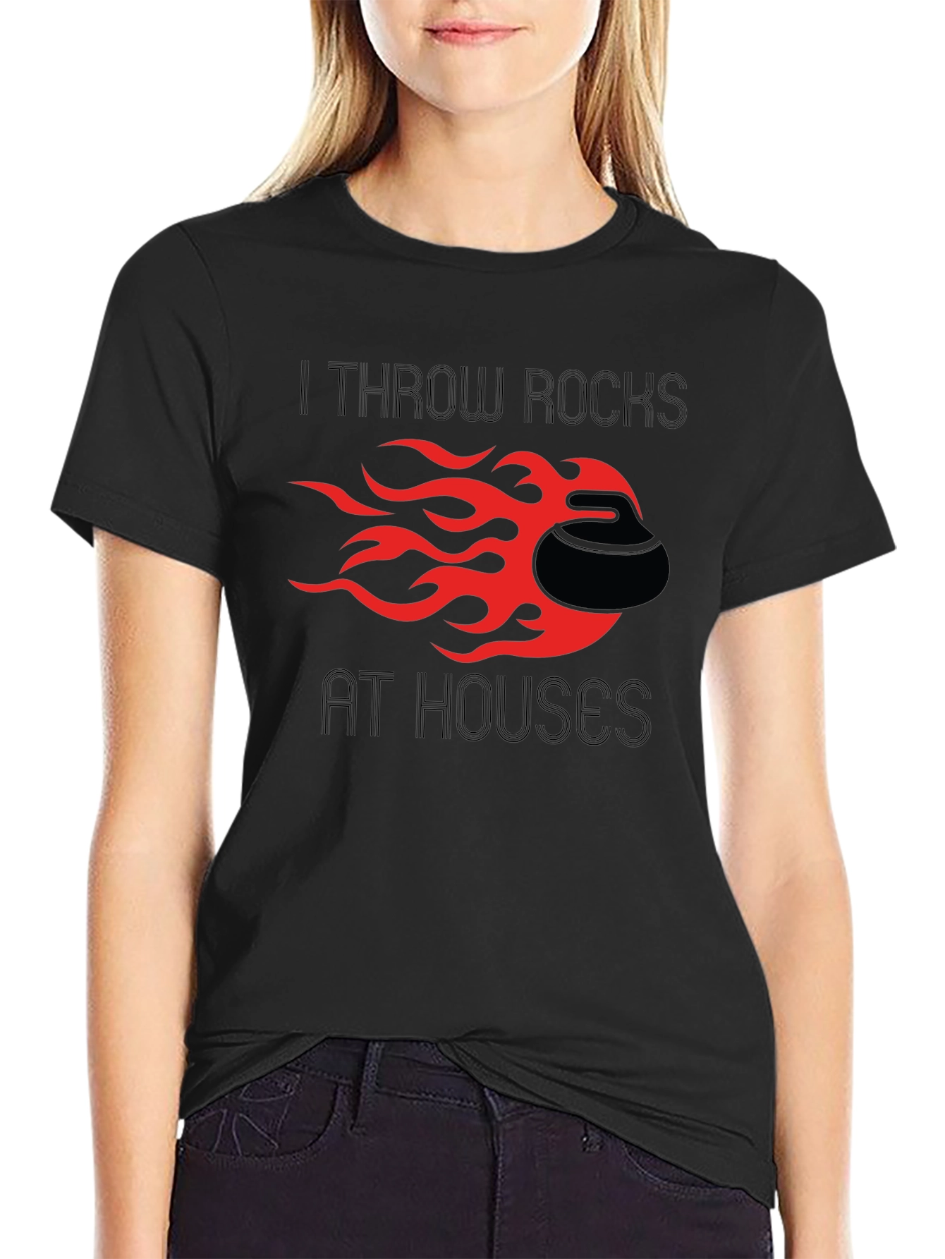 I Throw Rocks at Houses T-Shirt