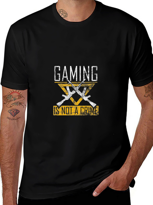 Gaming Is Not A Crime Graphic Tee