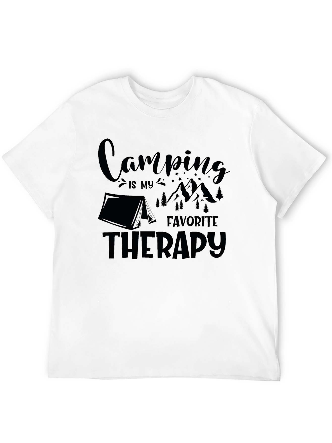 Camping is My Favorite Therapy Tee
