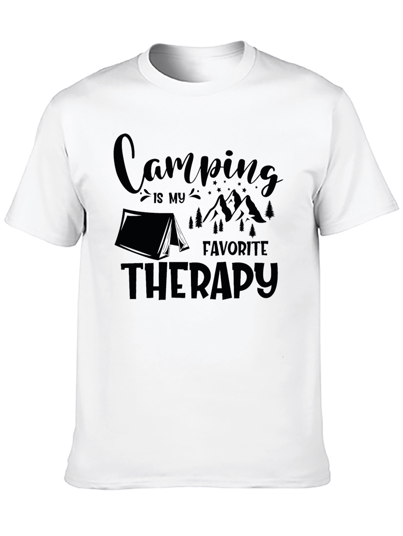 Camping is My Favorite Therapy Tee