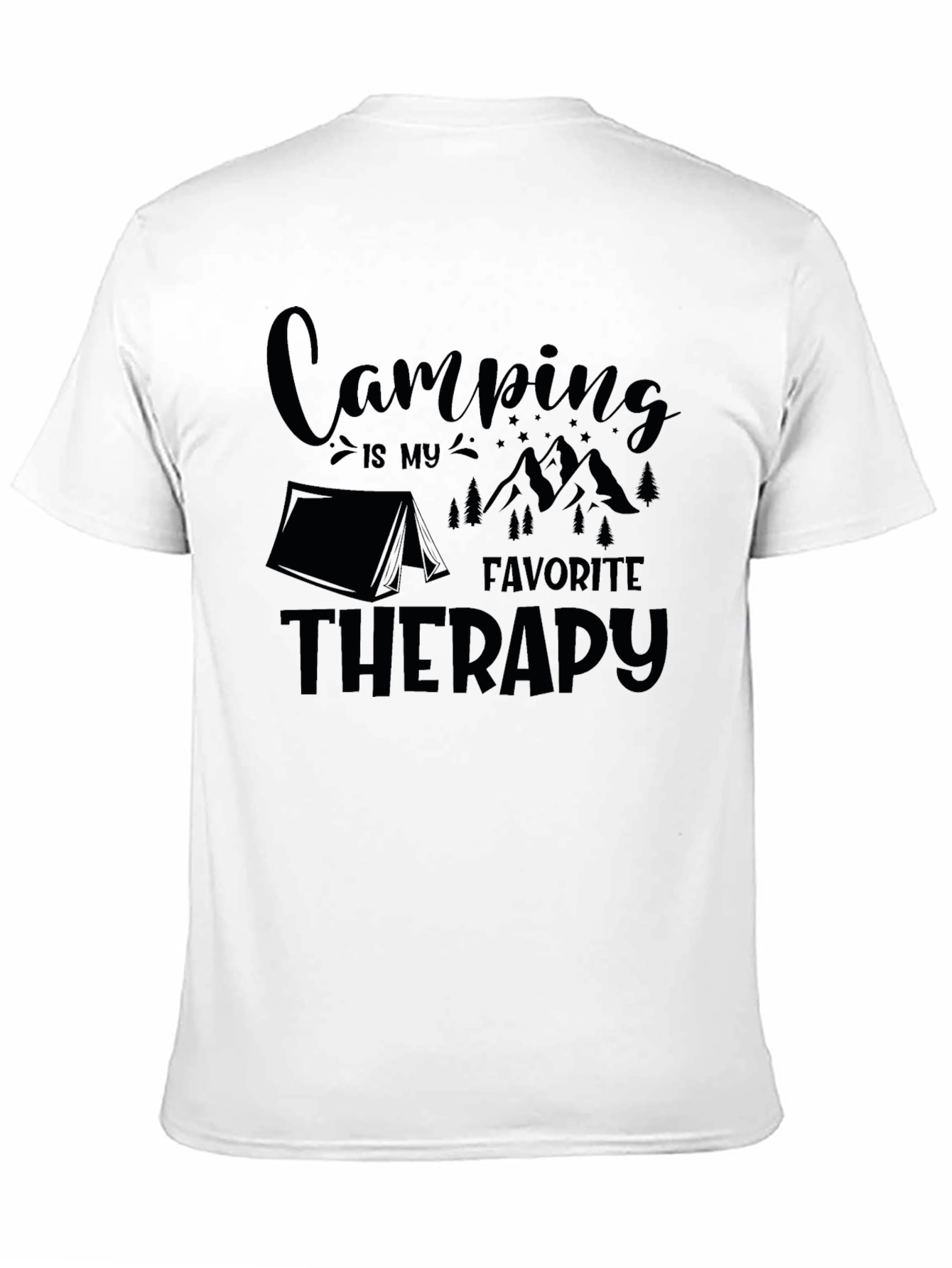 Camping is My Favorite Therapy Tee