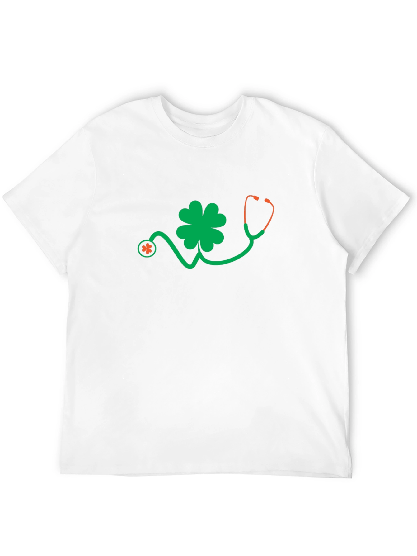 Lucky Doctor Stethoscope Clover T-Shirt