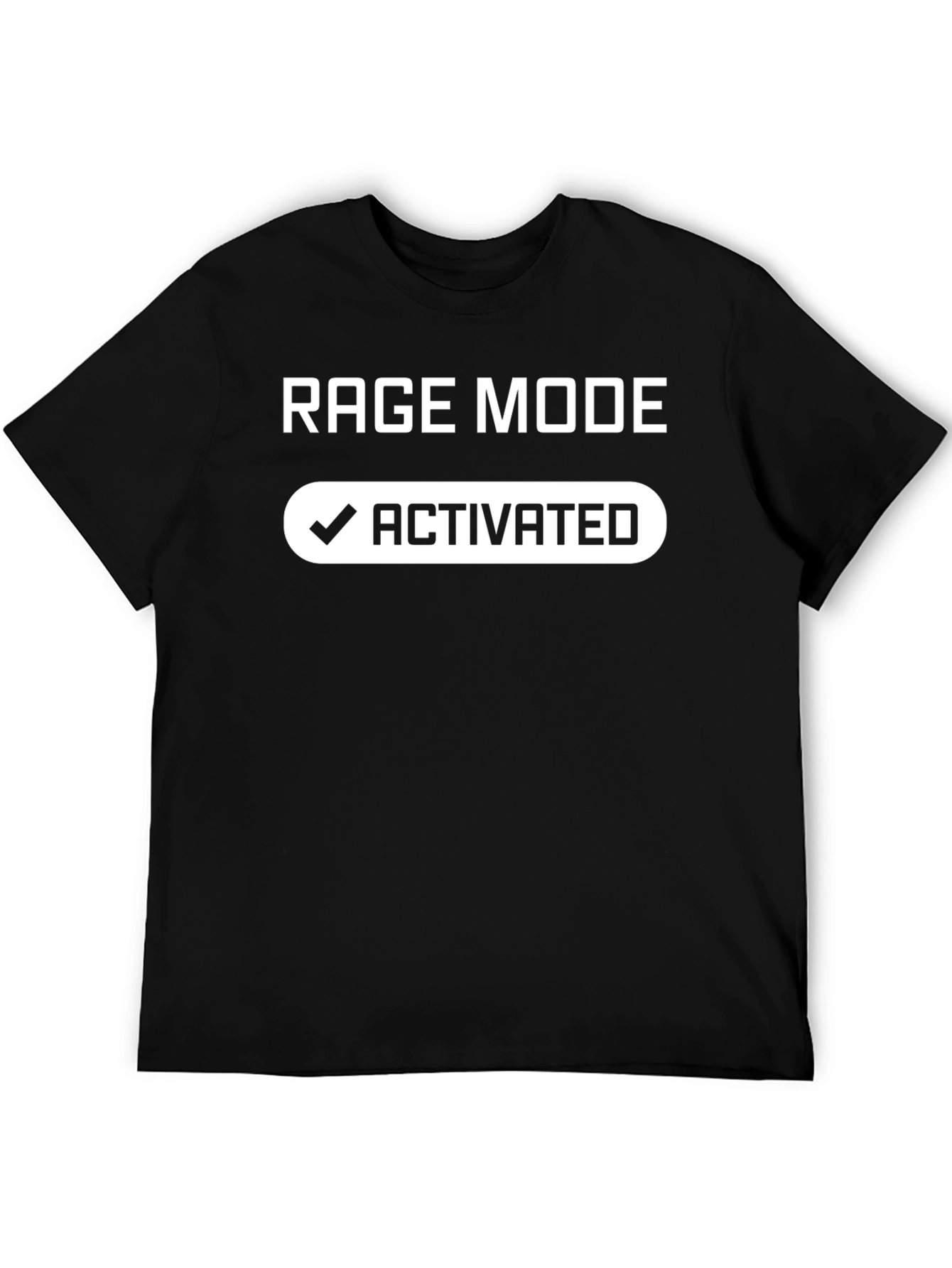 Rage Mode Activated Black Graphic Tee