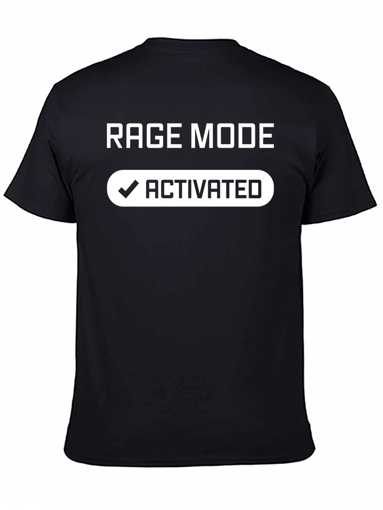 Rage Mode Activated Black Graphic Tee