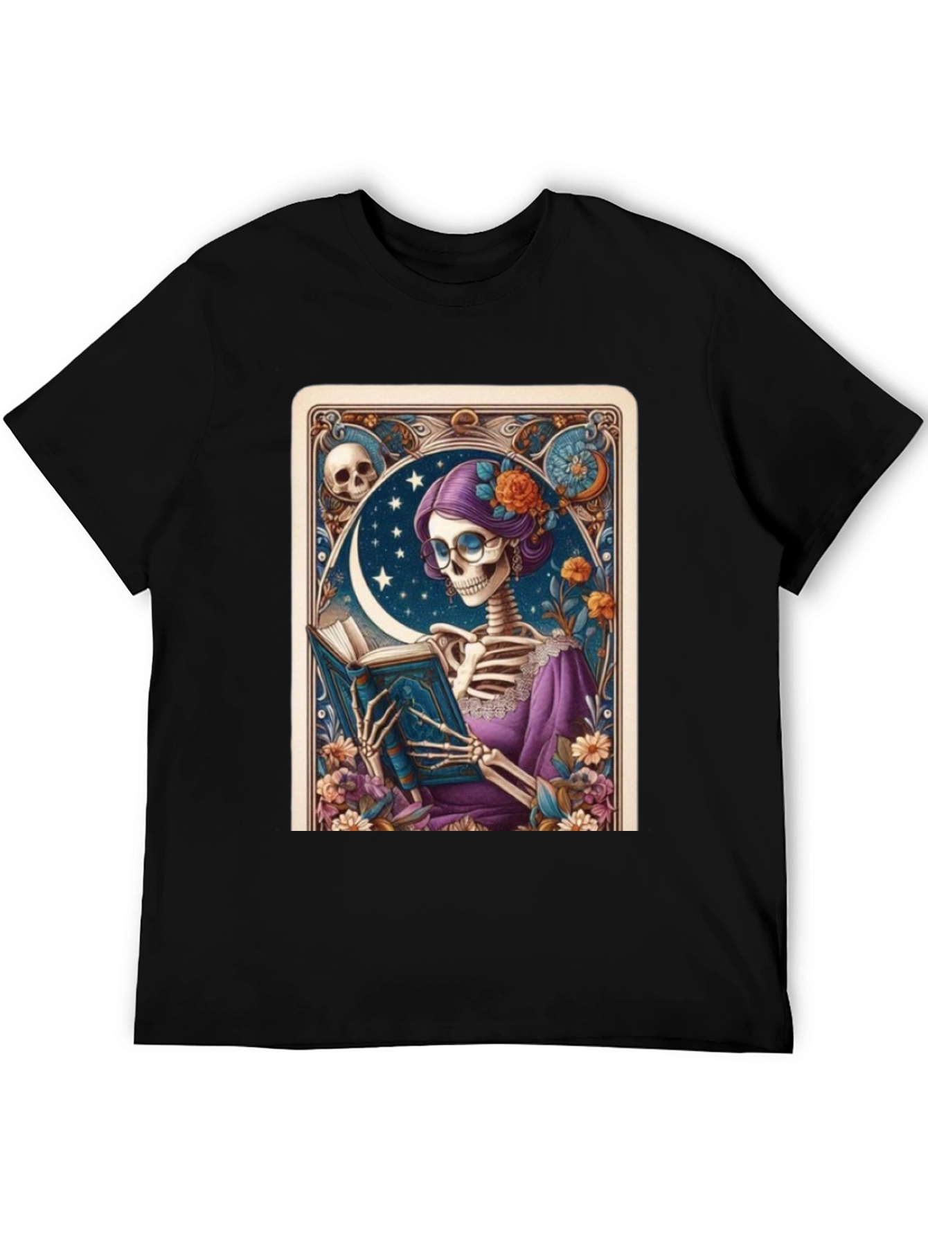 Skeleton Reader Graphic Tee