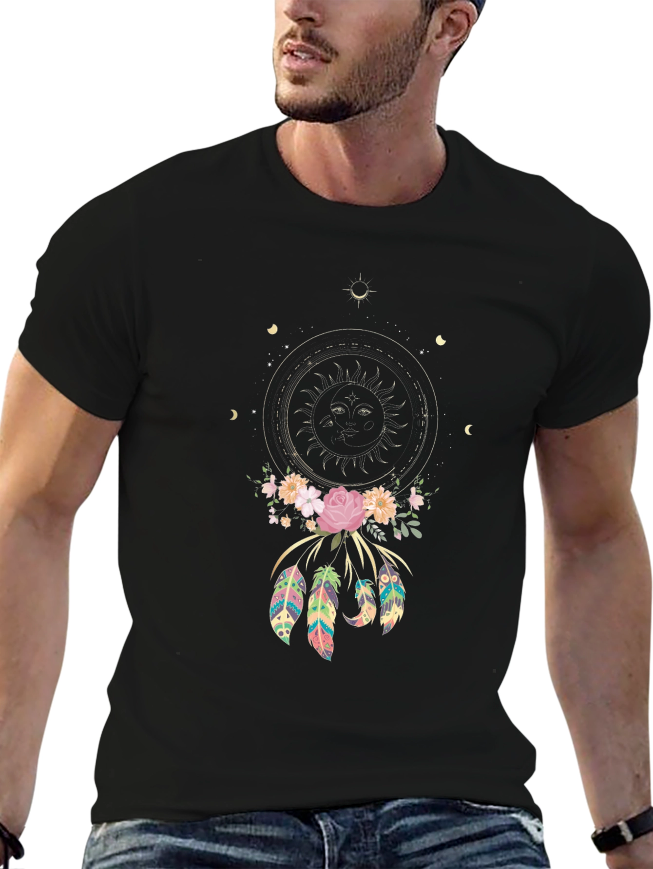 Dreamcatcher Graphic Tee - Boho Style