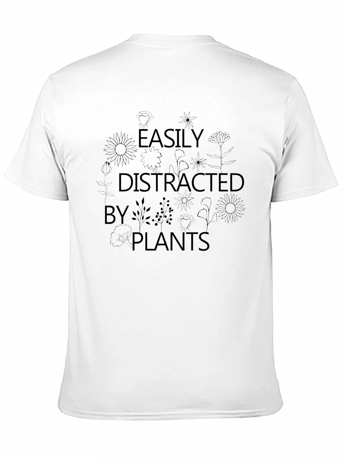 Easily Distracted By Plants Graphic Tee
