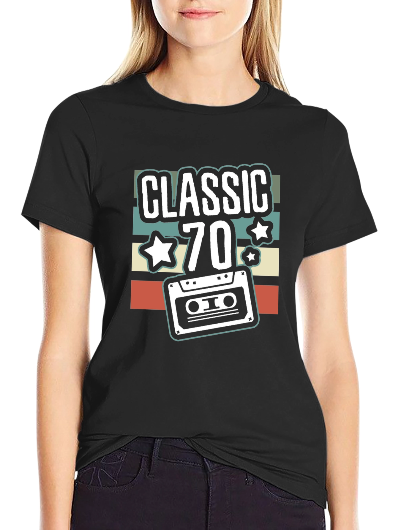 Classic 70s Cassette Tape Graphic Tee