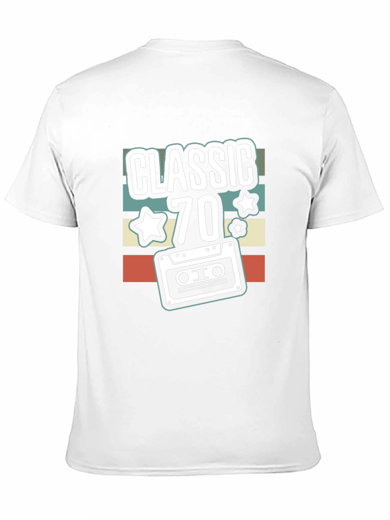 Classic 70s Cassette Tape Graphic Tee