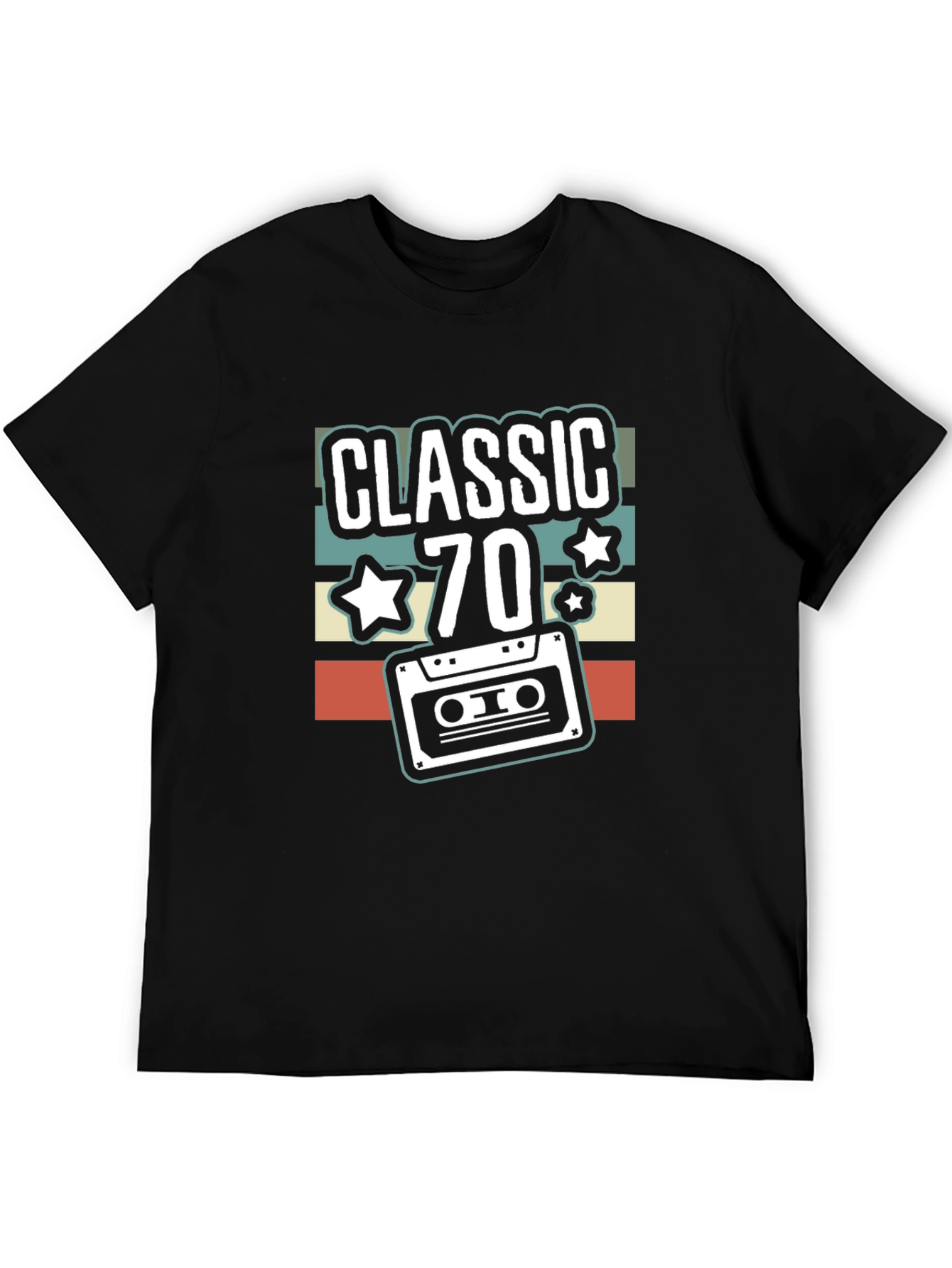 Classic 70s Cassette Tape Graphic Tee