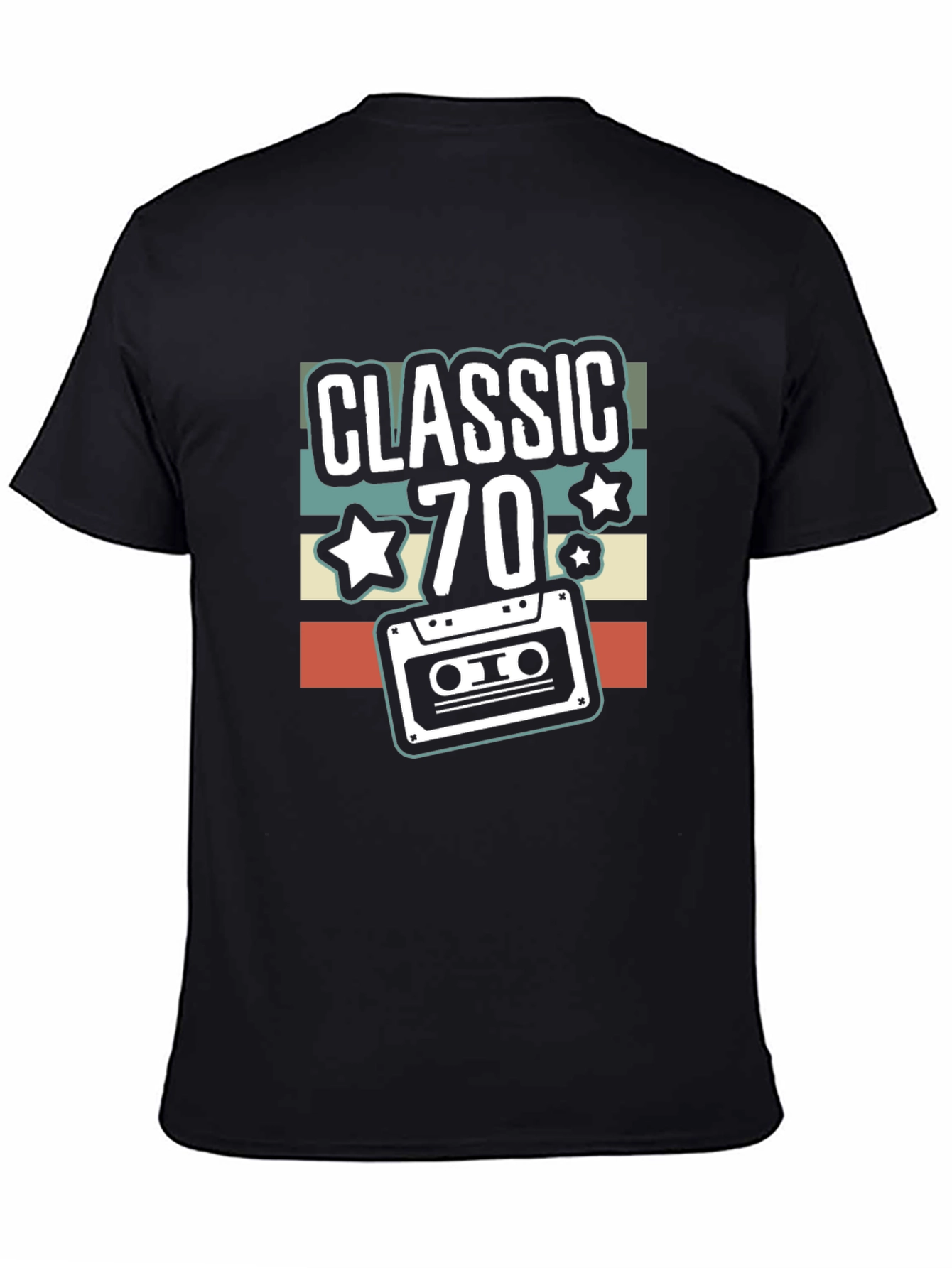 Classic 70s Cassette Tape Graphic Tee