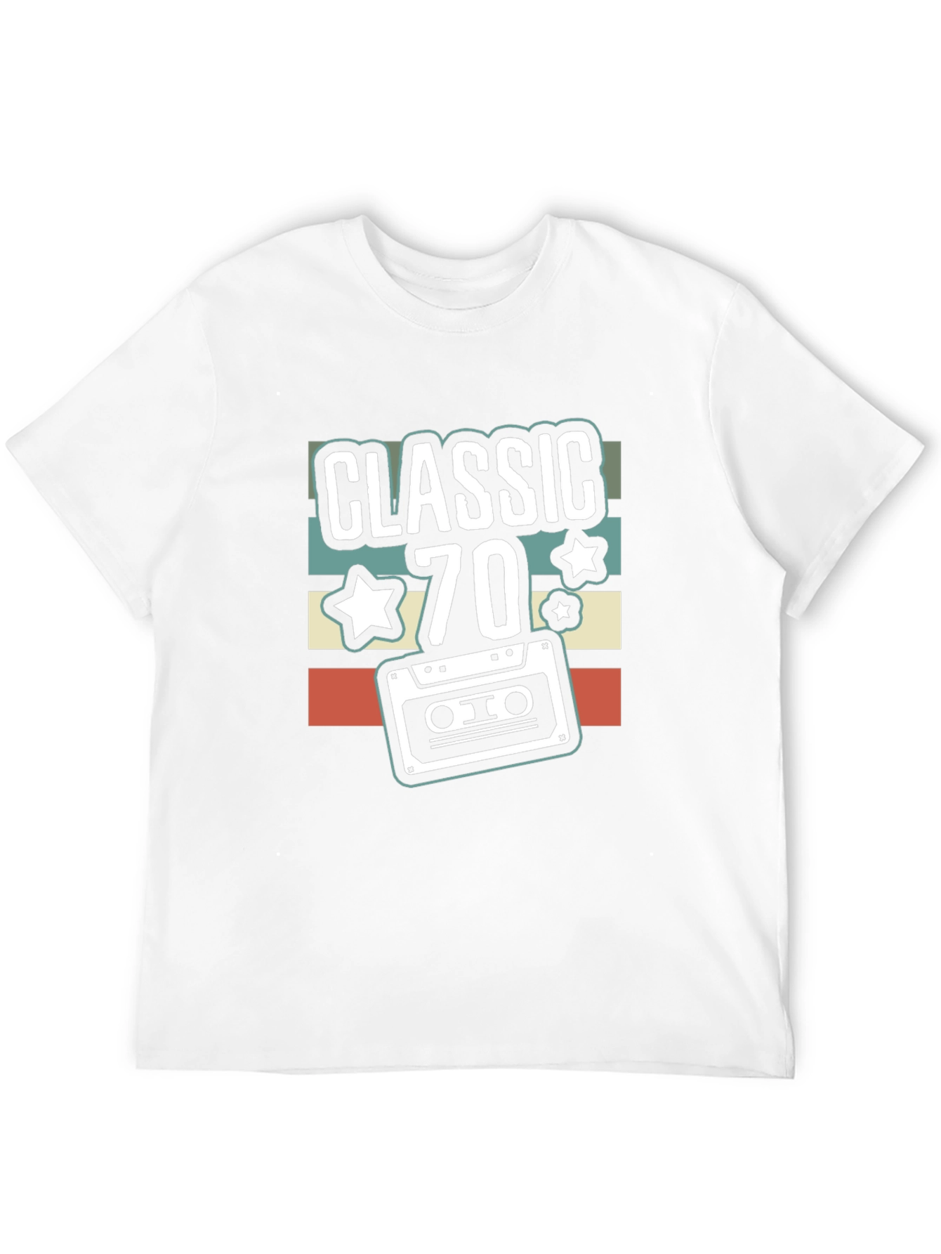 Classic 70s Cassette Tape Graphic Tee