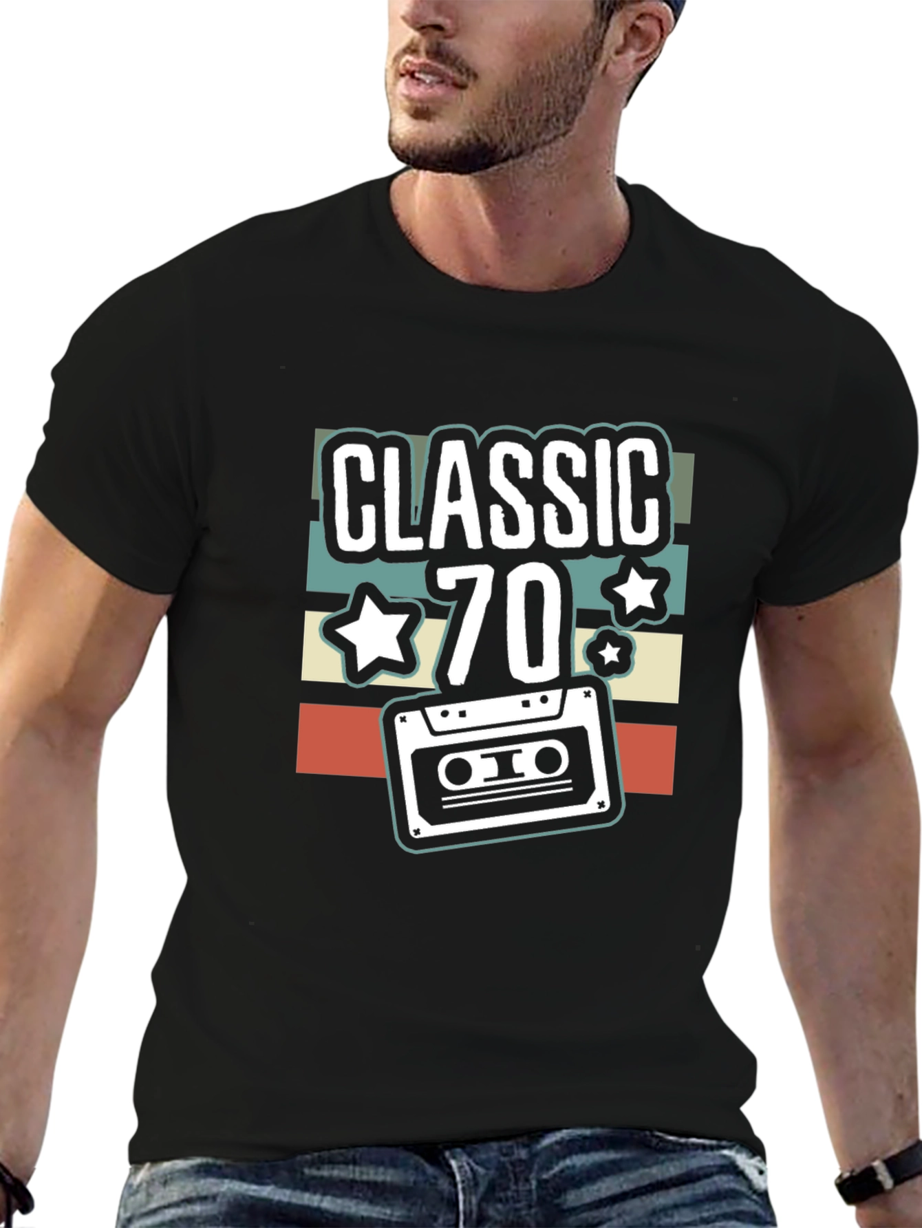 Classic 70s Cassette Tape Graphic Tee