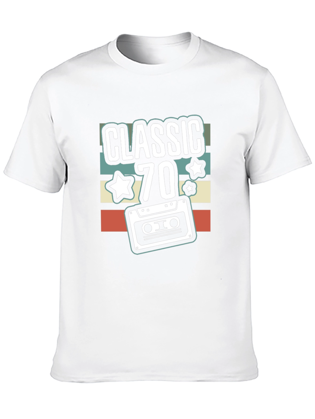 Classic 70s Cassette Tape Graphic Tee