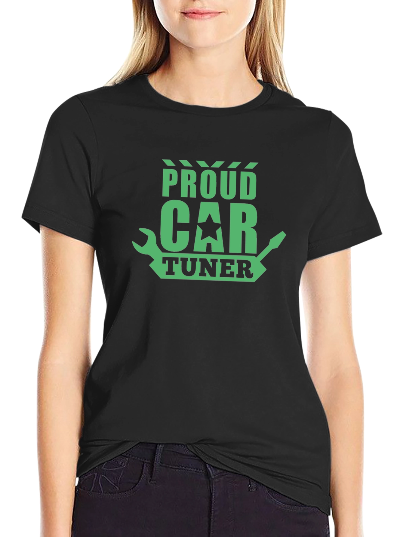Proud Car Tuner Black T-Shirt