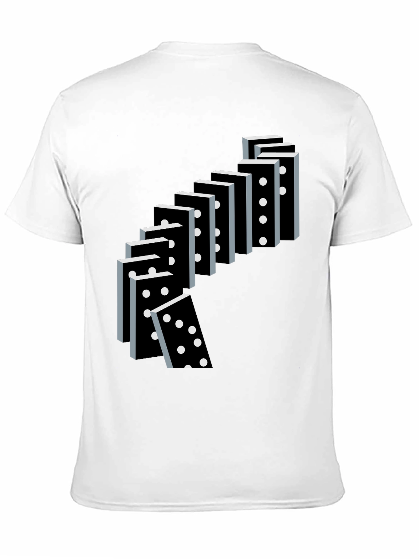 Domino Effect Graphic Tee - Casual Cool T-Shirt